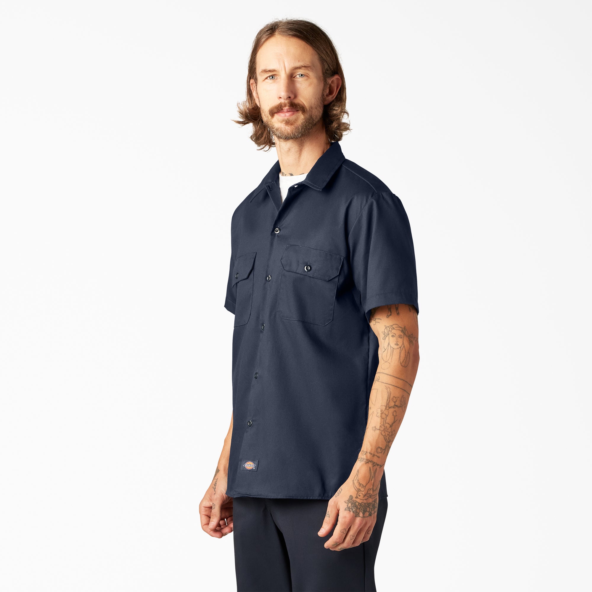 FLEX Slim Fit Short Sleeve Work Shirt - 图片 3