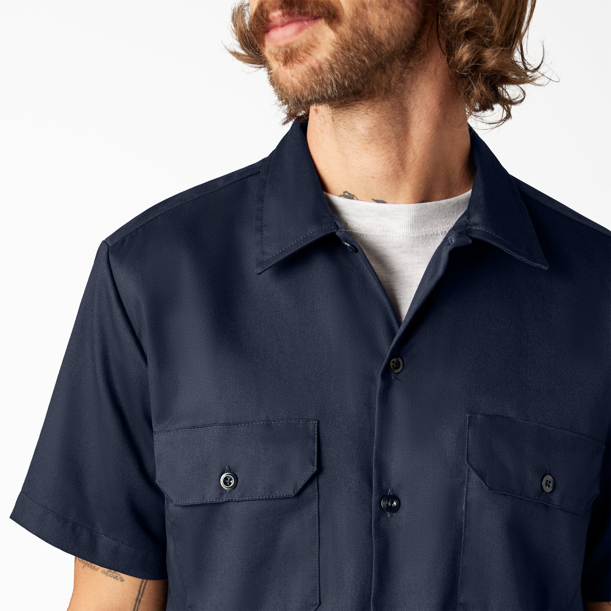 FLEX Slim Fit Short Sleeve Work Shirt - 图片 7