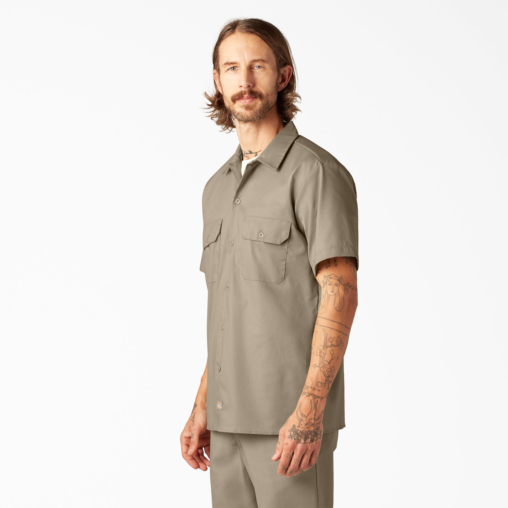 FLEX Slim Fit Short Sleeve Work Shirt - 图片 3