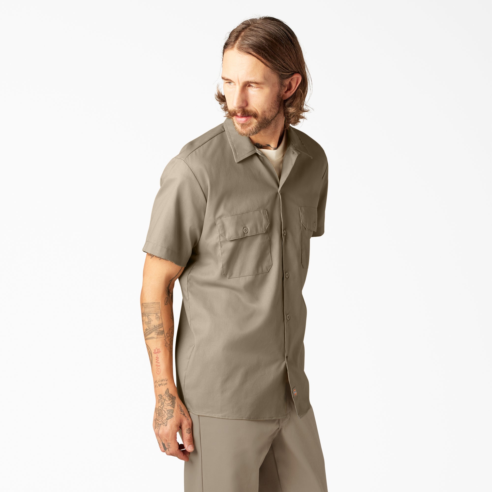FLEX Slim Fit Short Sleeve Work Shirt - 图片 4