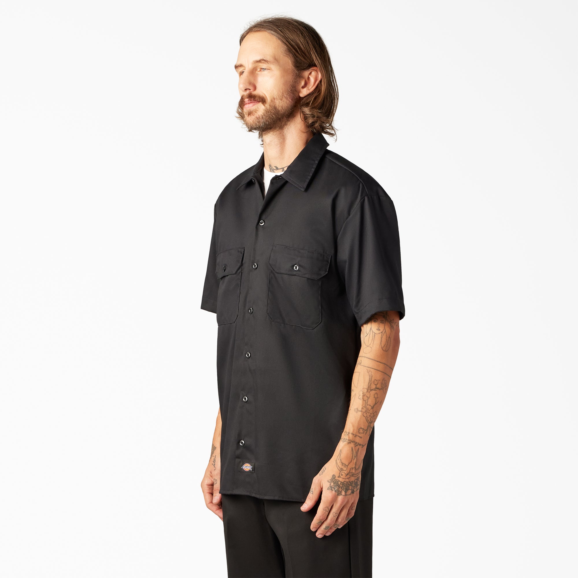 FLEX Relaxed Fit Short Sleeve Work Shirt - 图片 3