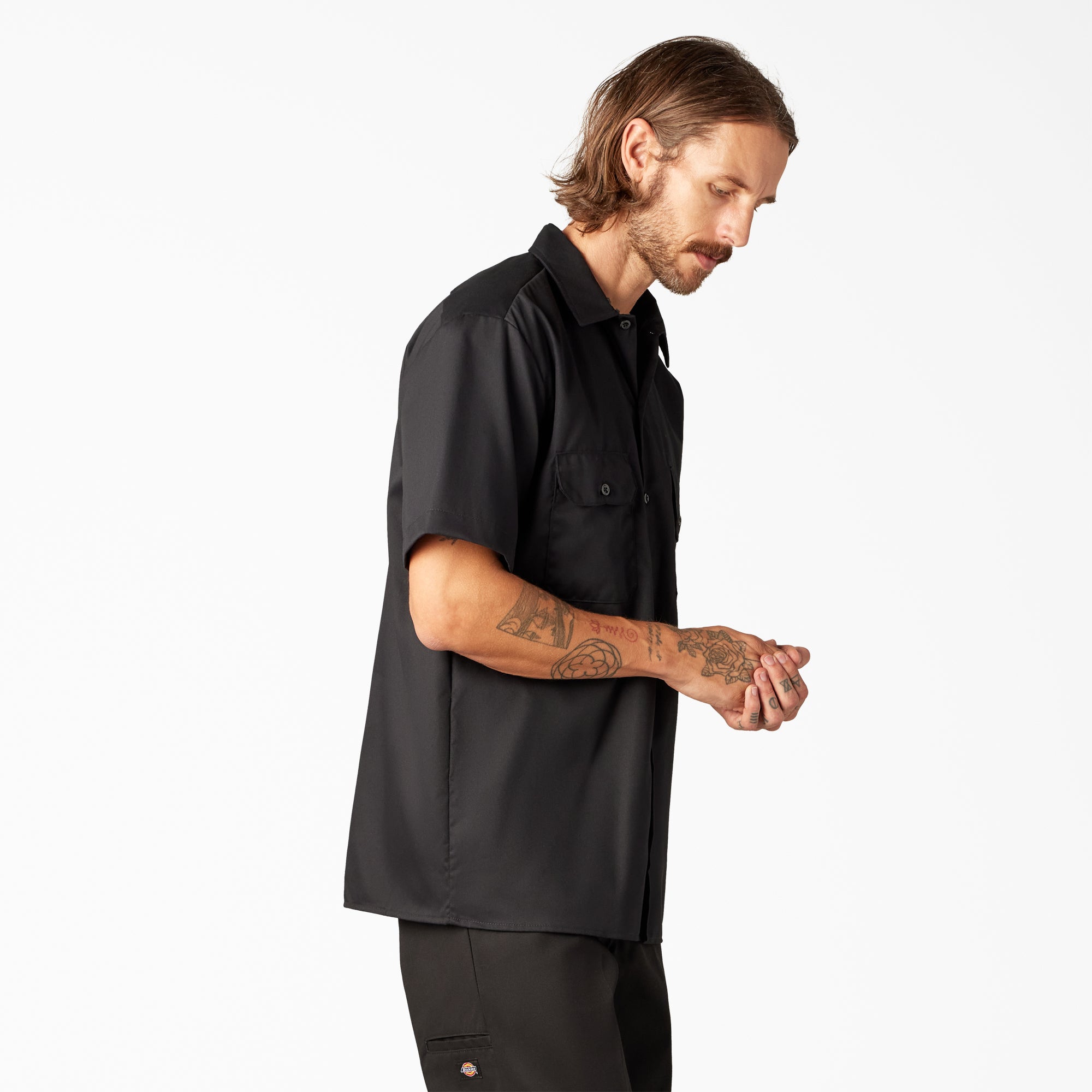 FLEX Relaxed Fit Short Sleeve Work Shirt - 图片 4