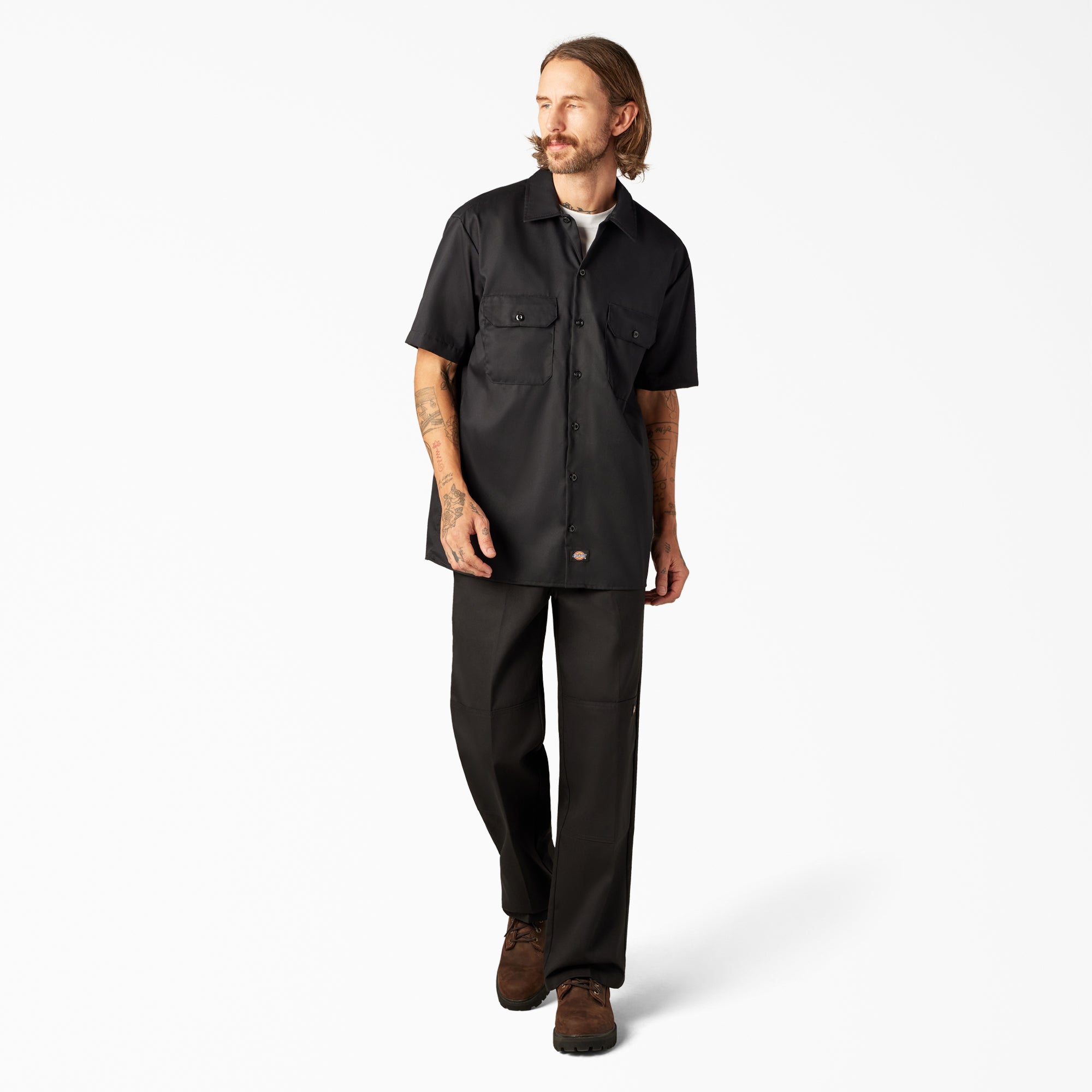 FLEX Relaxed Fit Short Sleeve Work Shirt - 图片 5