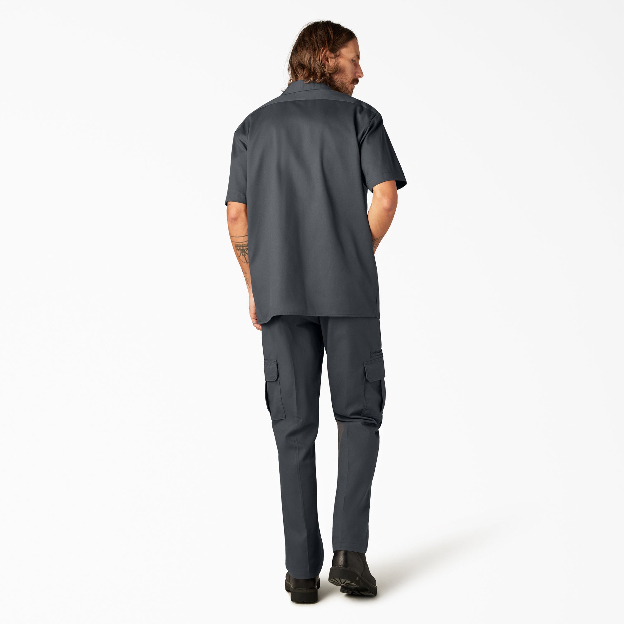 FLEX Relaxed Fit Short Sleeve Work Shirt - 图片 6