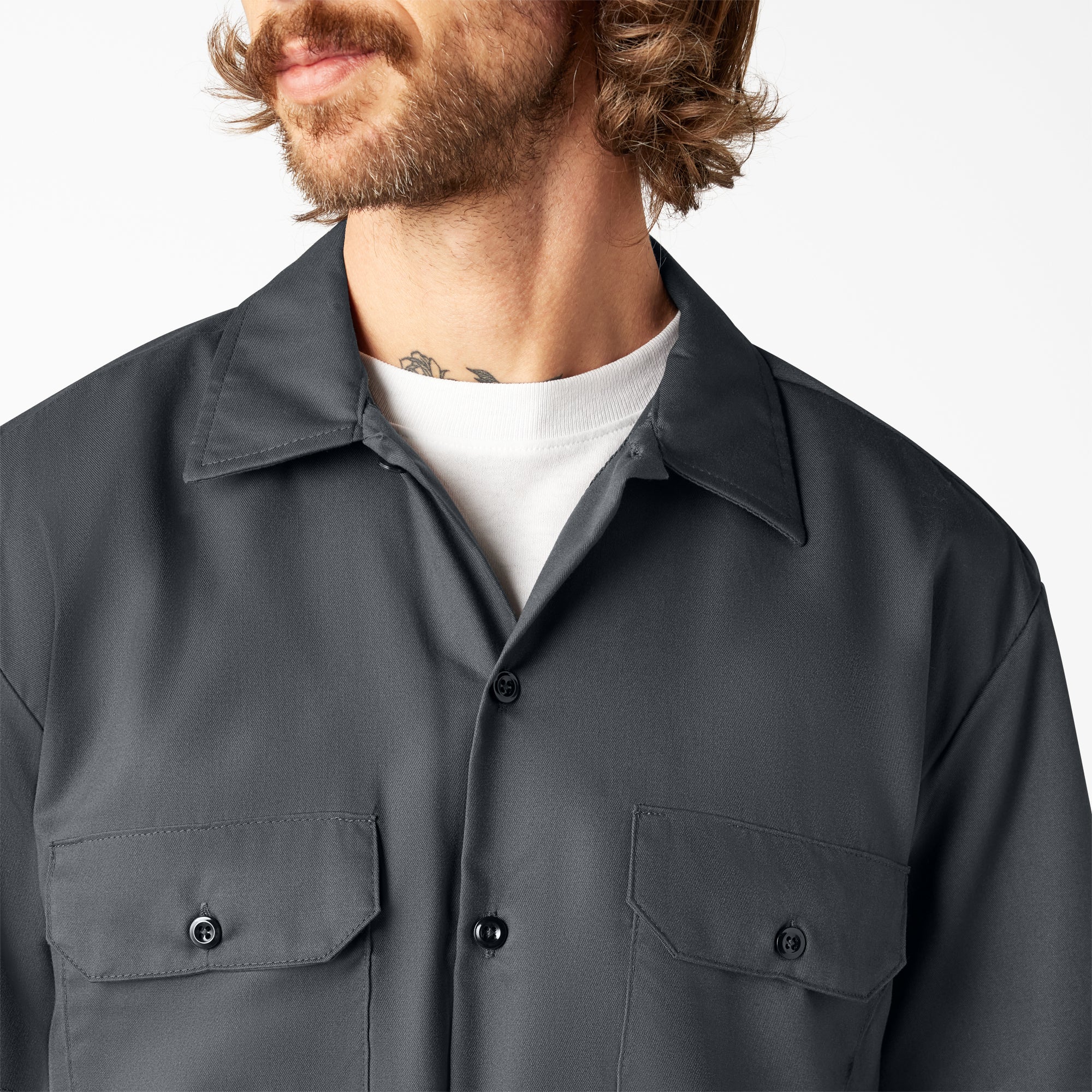 FLEX Relaxed Fit Short Sleeve Work Shirt - 图片 7