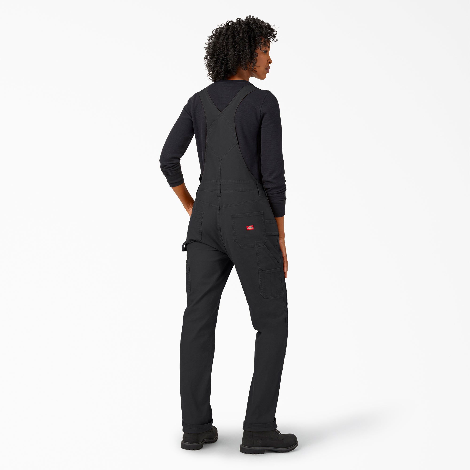 Women's Straight Fit Duck Double Front Bib Overalls - 图片 2