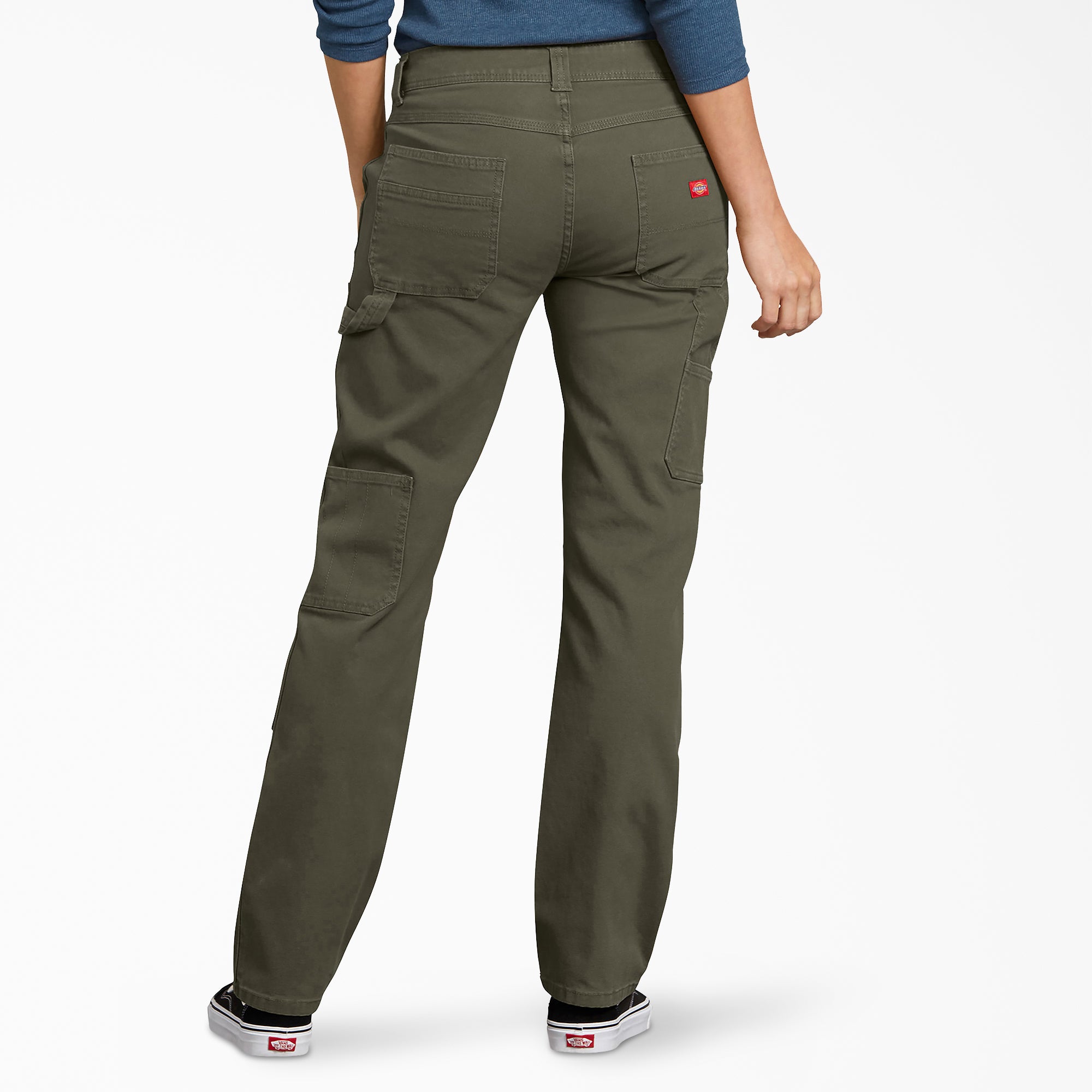 Women's FLEX Relaxed Fit Duck Carpenter Pants - 图片 2