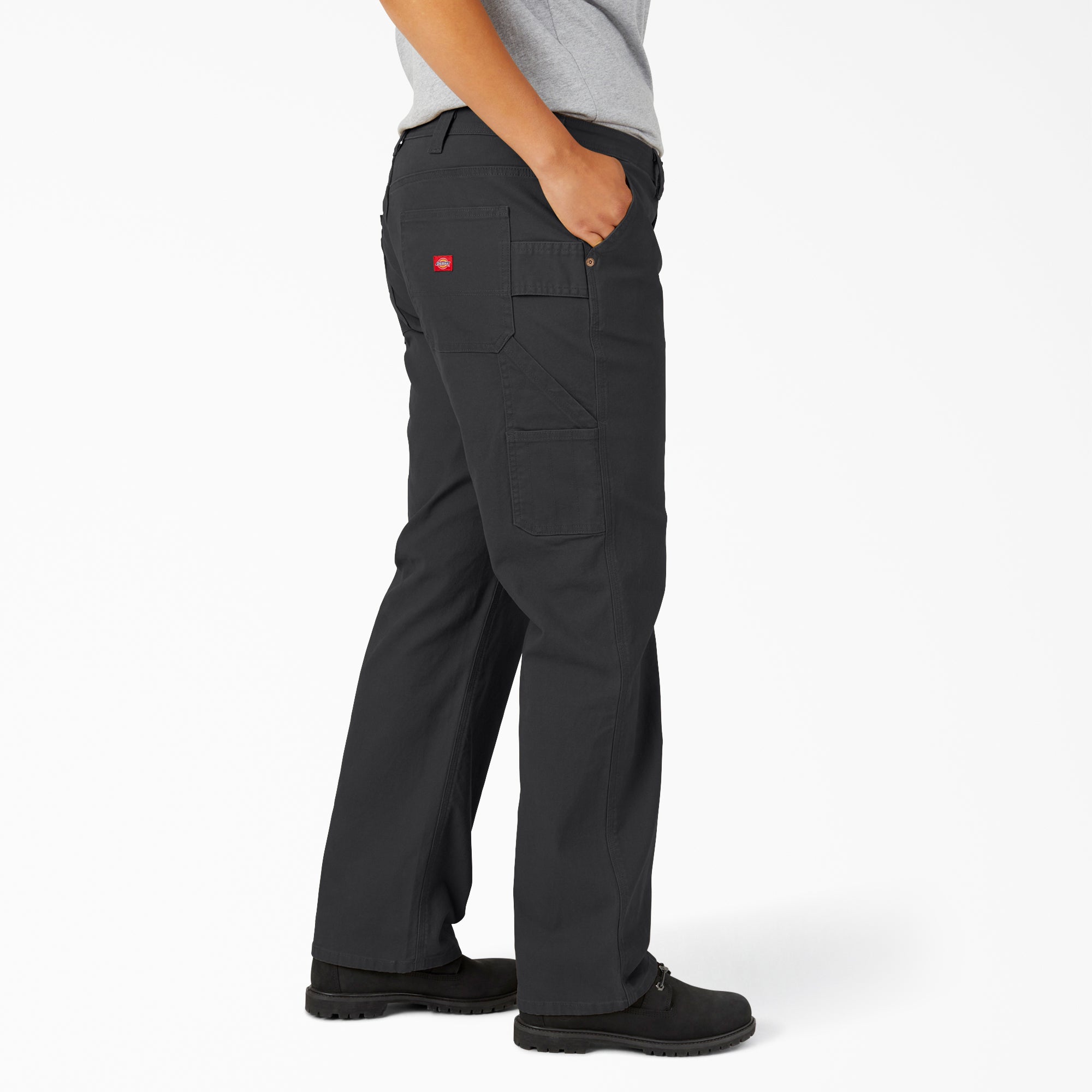 Women's Plus FLEX Relaxed Straight Fit Duck Carpenter Pants - 图片 4