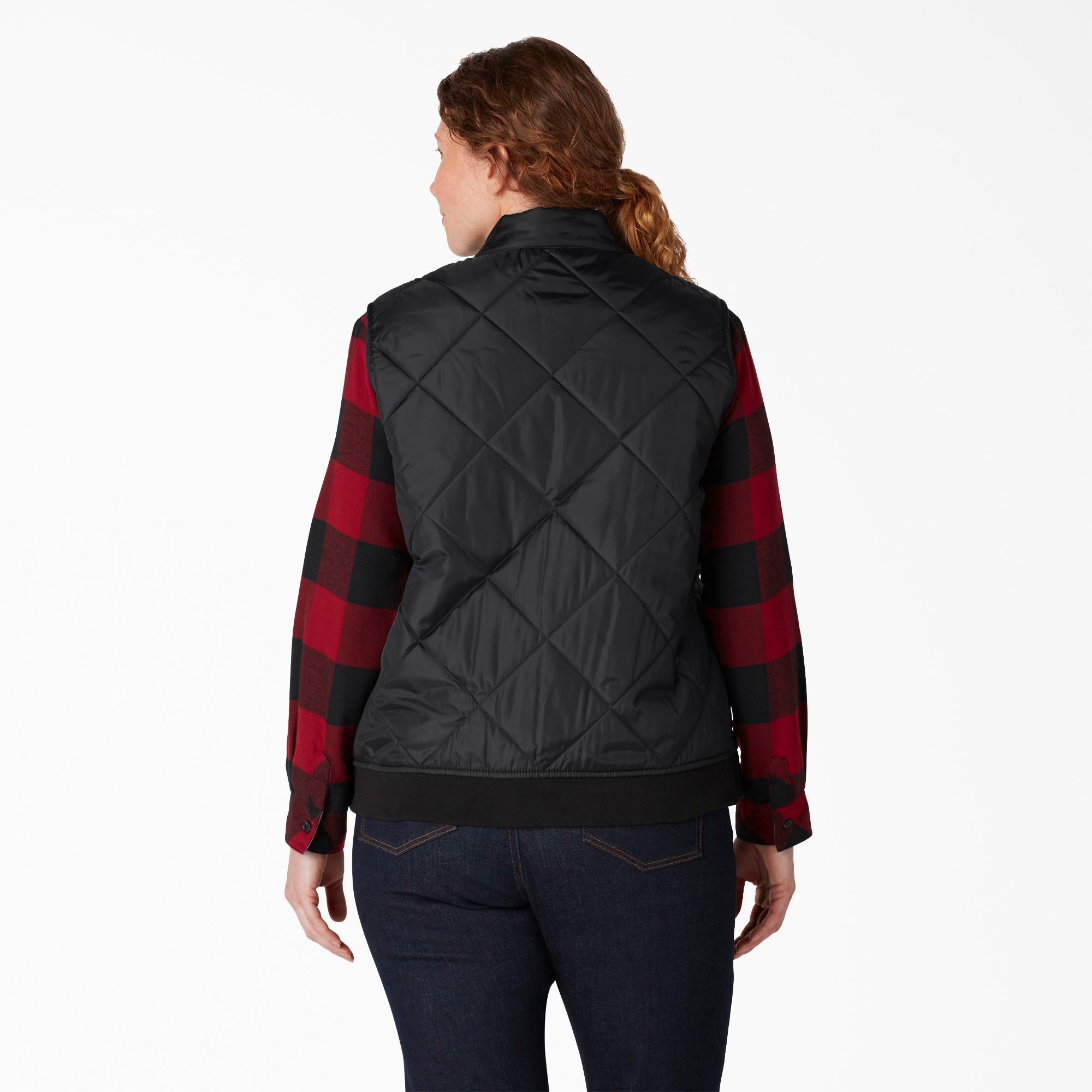 Women's Plus Quilted Vest - Image 2