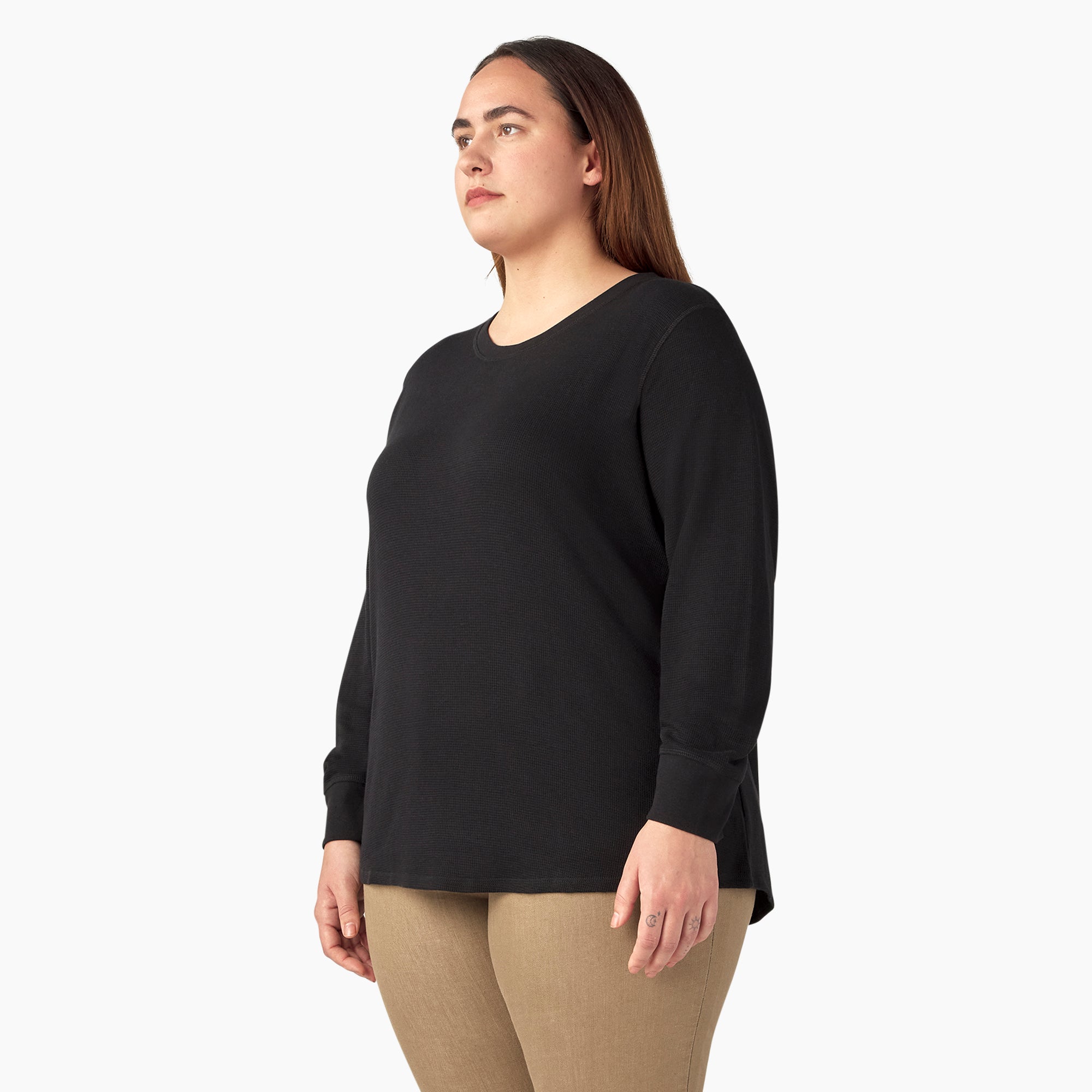 Women's Plus Long Sleeve Thermal Shirt - 图片 3