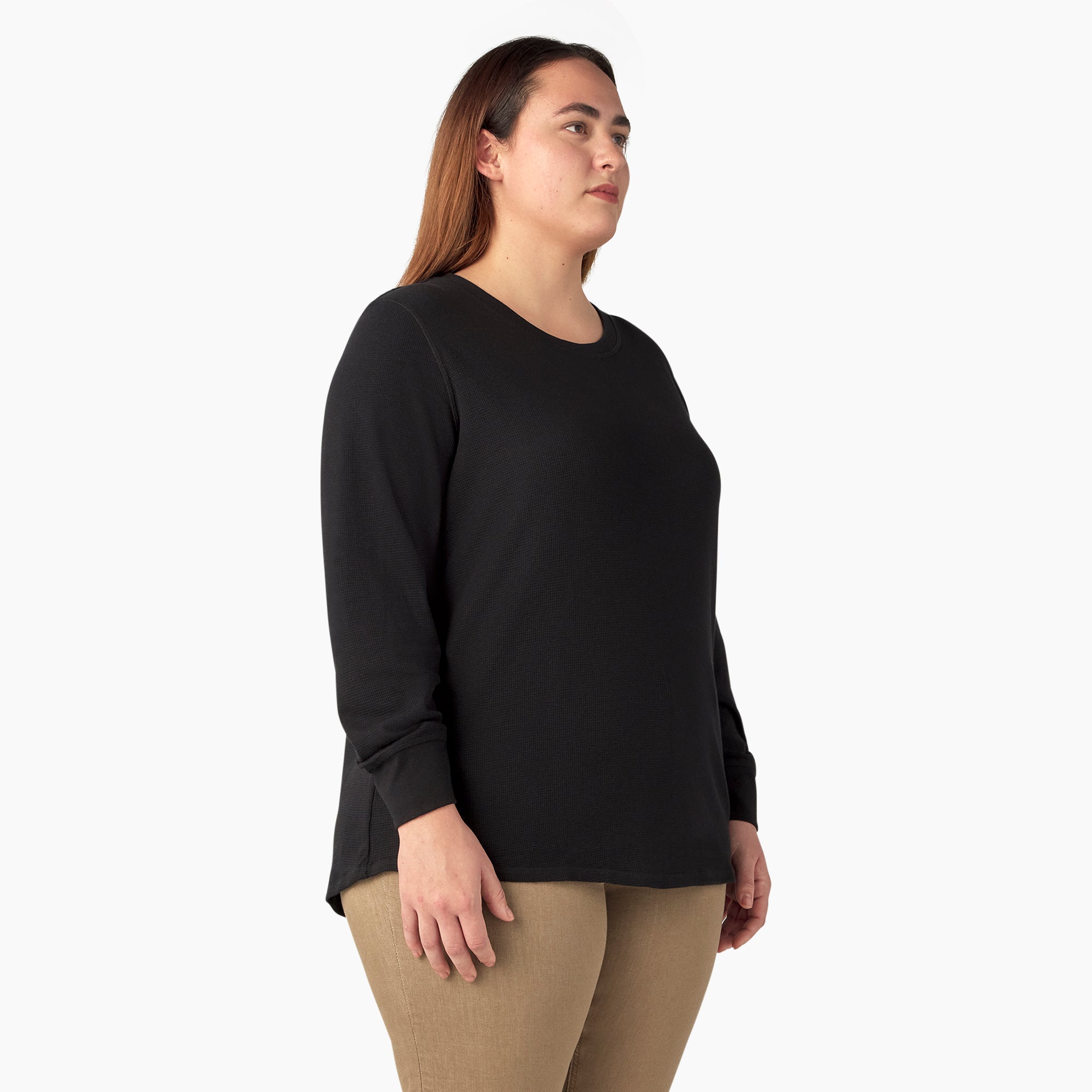 Women's Plus Long Sleeve Thermal Shirt - 图片 4
