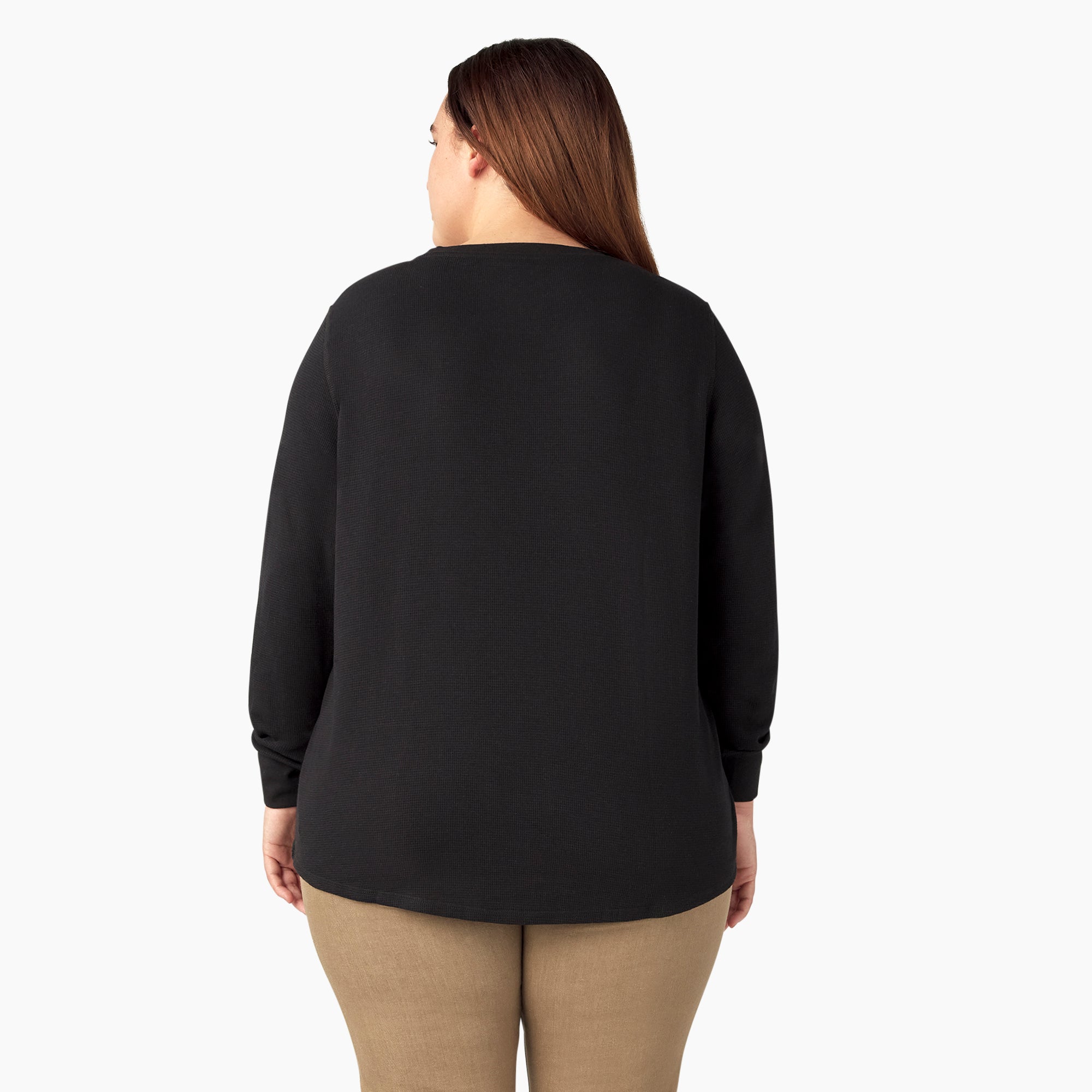 Women's Plus Long Sleeve Thermal Shirt - 图片 2