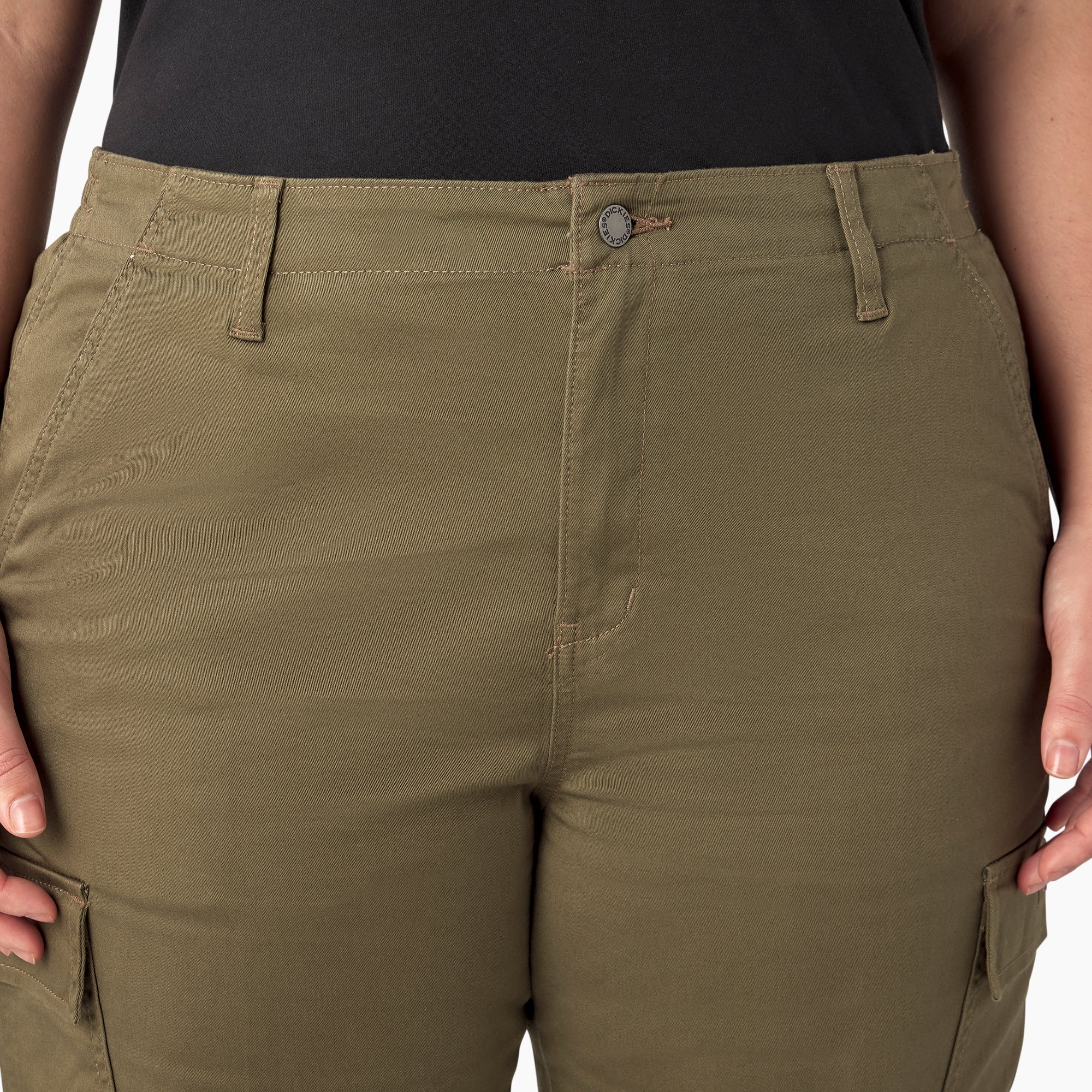 Women's Plus High Rise Fit Cargo Pants - 图片 7