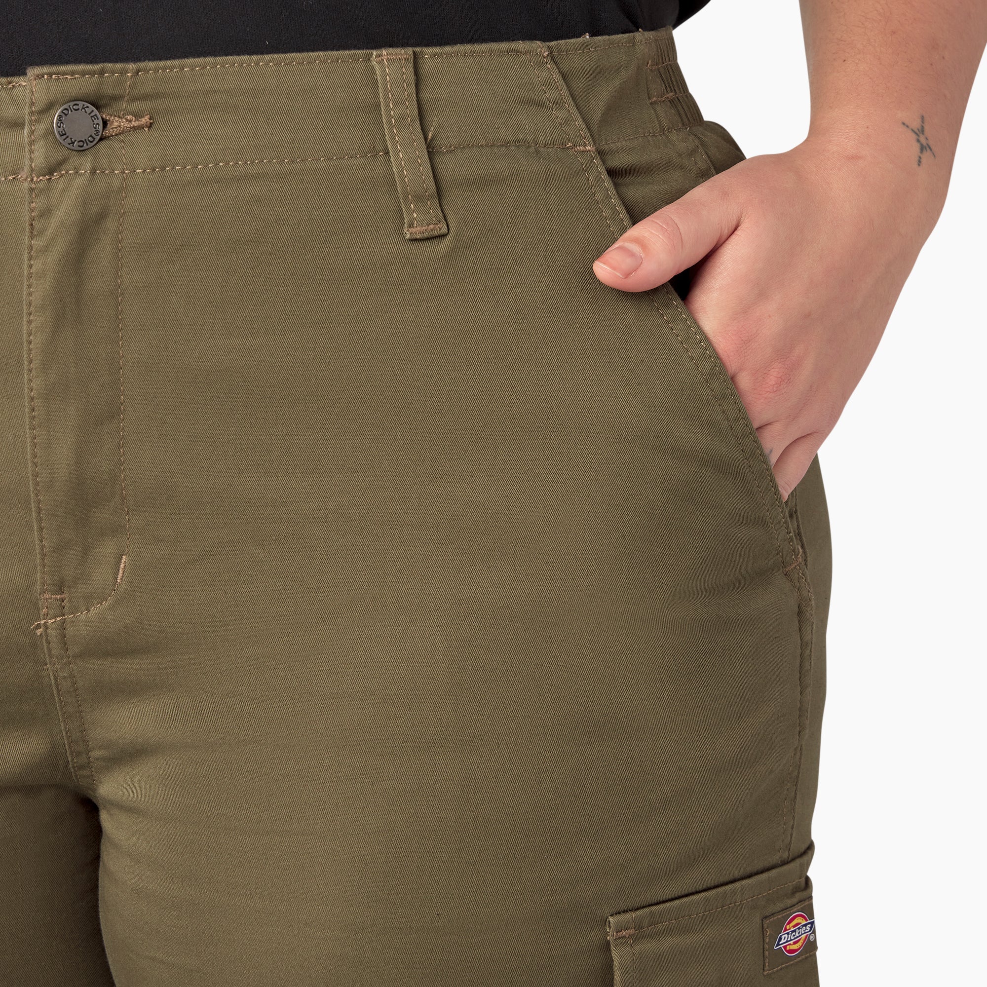 Women's Plus High Rise Fit Cargo Pants - 图片 8