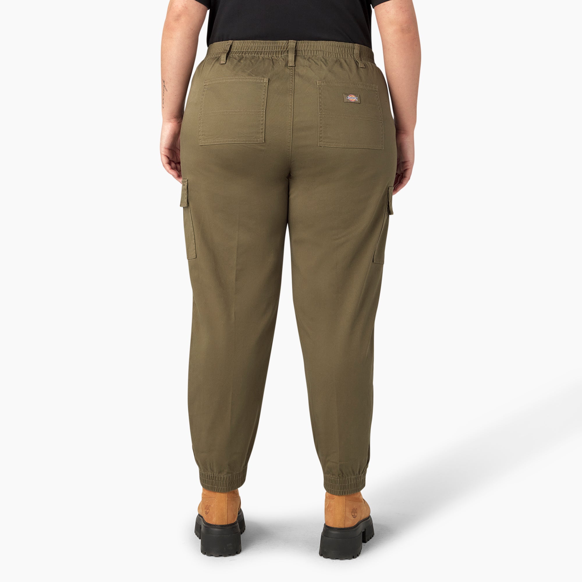 Women's Plus High Rise Fit Cargo Pants - 图片 2