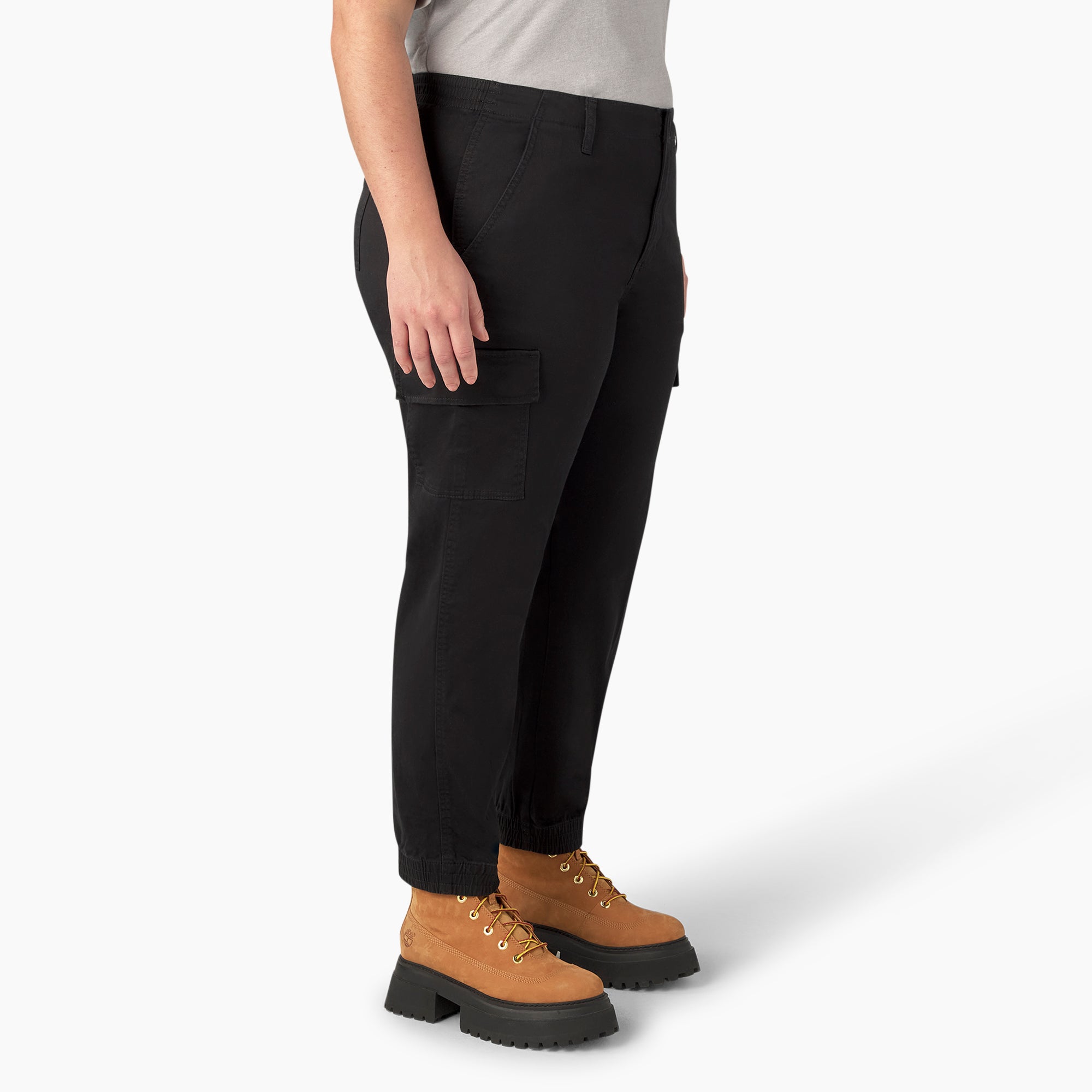 Women's Plus High Rise Fit Cargo Pants - 图片 4