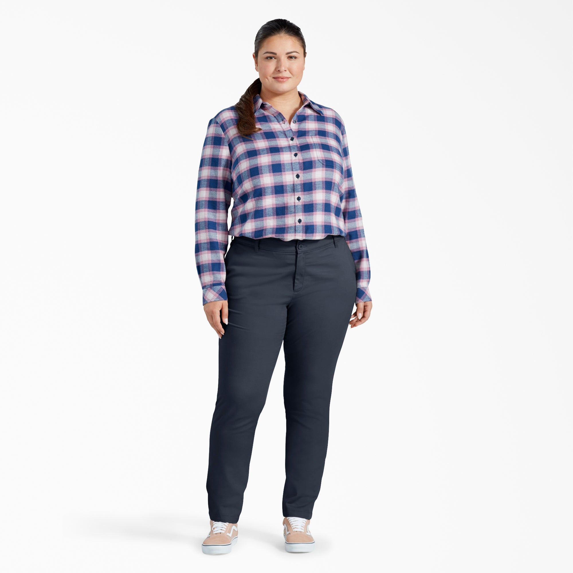 Women's Plus Low Rise Skinny Leg Pants - 图片 3