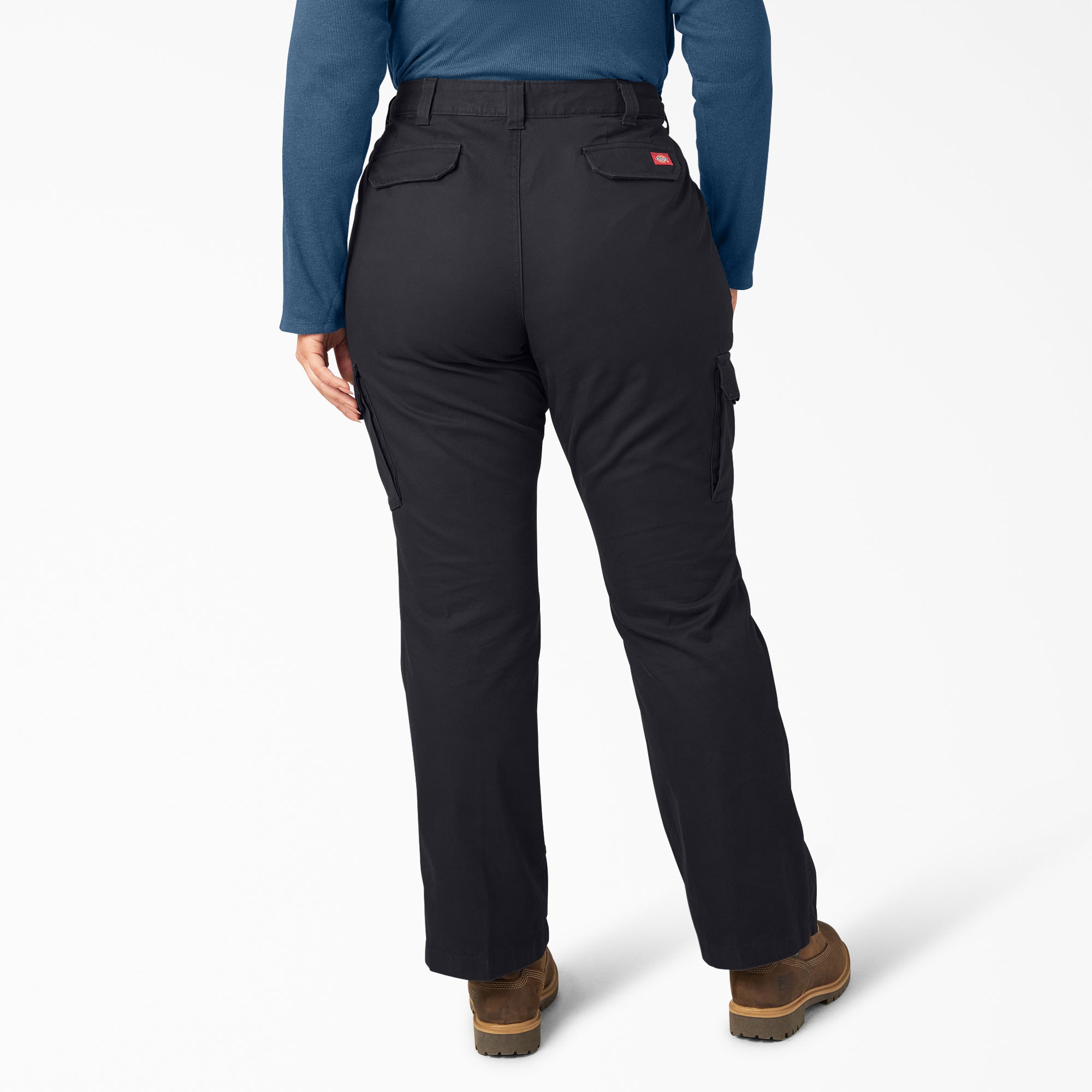 Women's Plus Relaxed Fit Cargo Pants - 图片 2