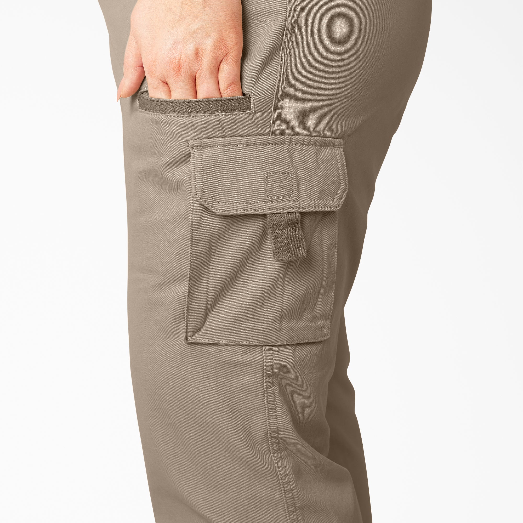 Women's Plus Relaxed Fit Cargo Pants - 图片 9