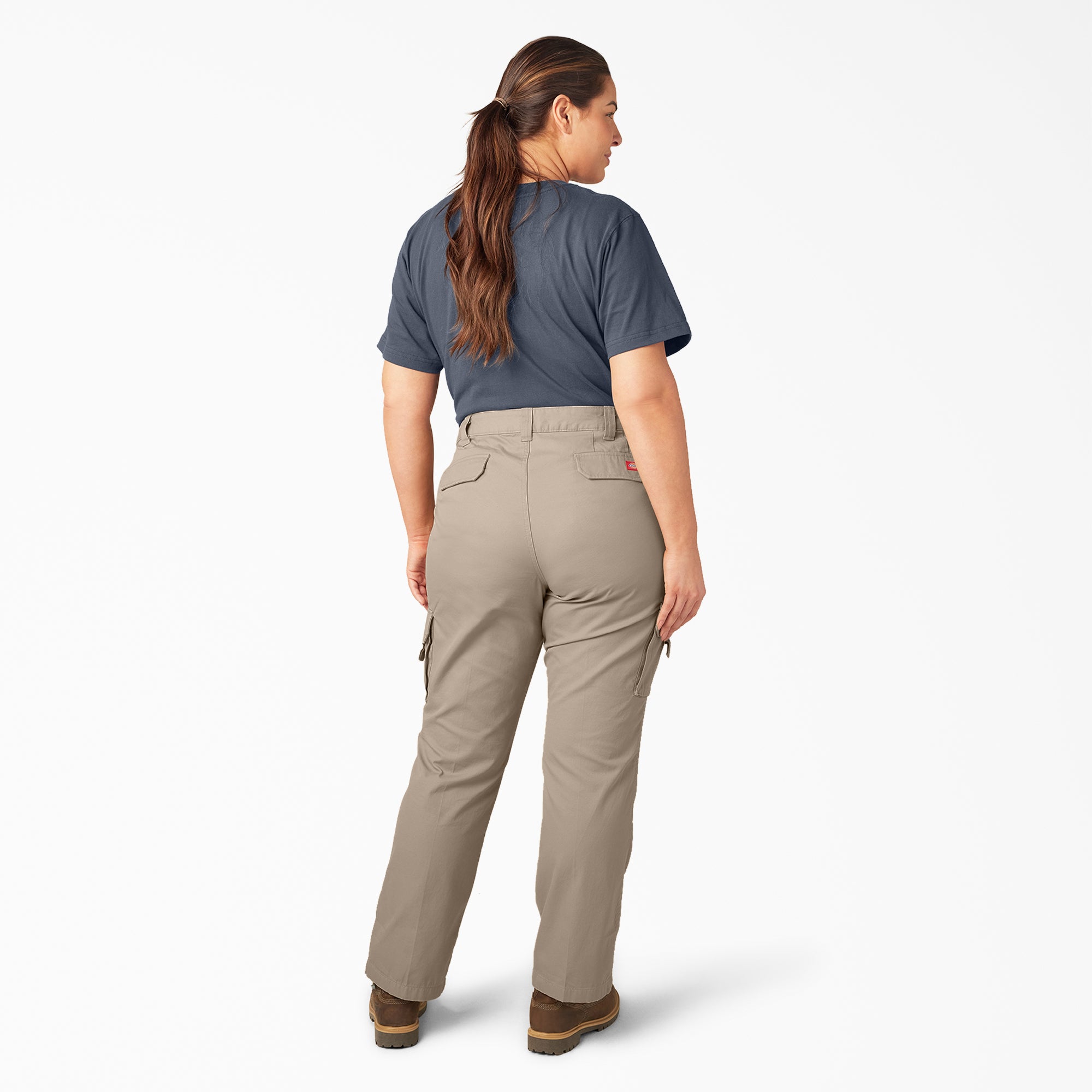 Women's Plus Relaxed Fit Cargo Pants - 图片 5