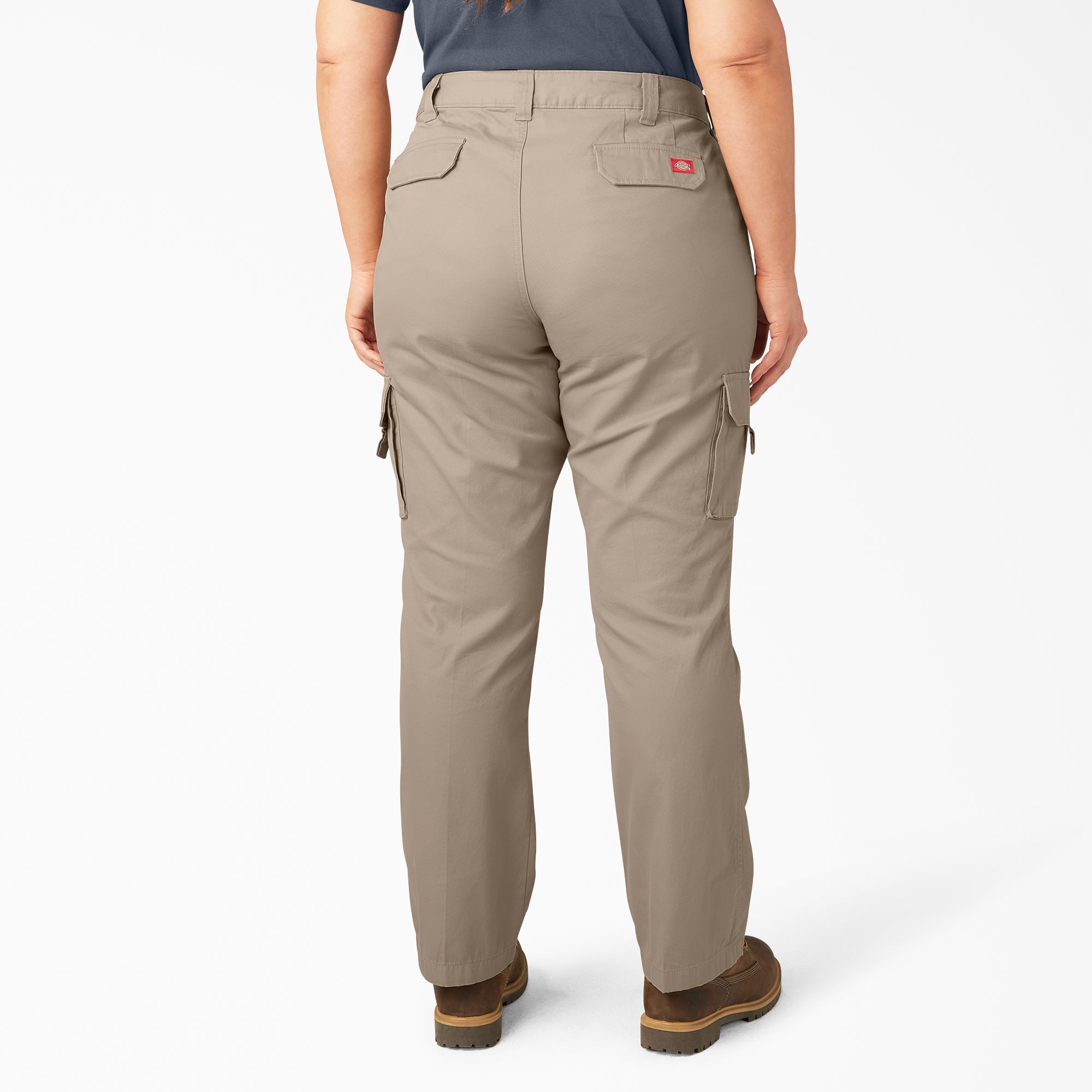 Women's Plus Relaxed Fit Cargo Pants - 图片 2