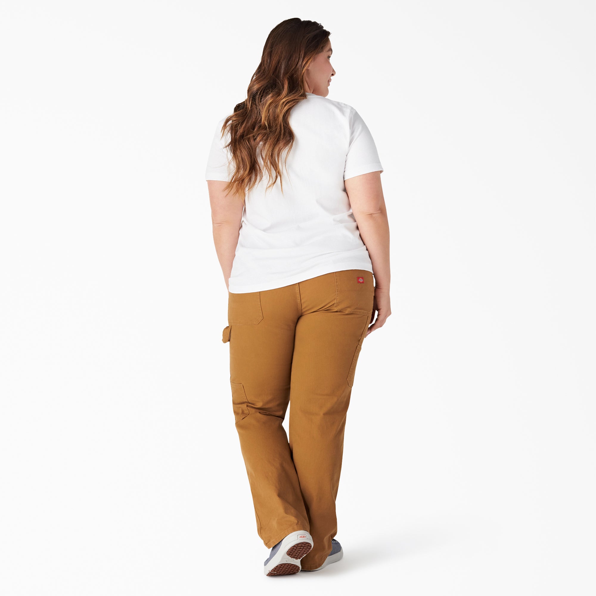 Women's Plus Heavyweight Short Sleeve Pocket T-Shirt - 图片 4