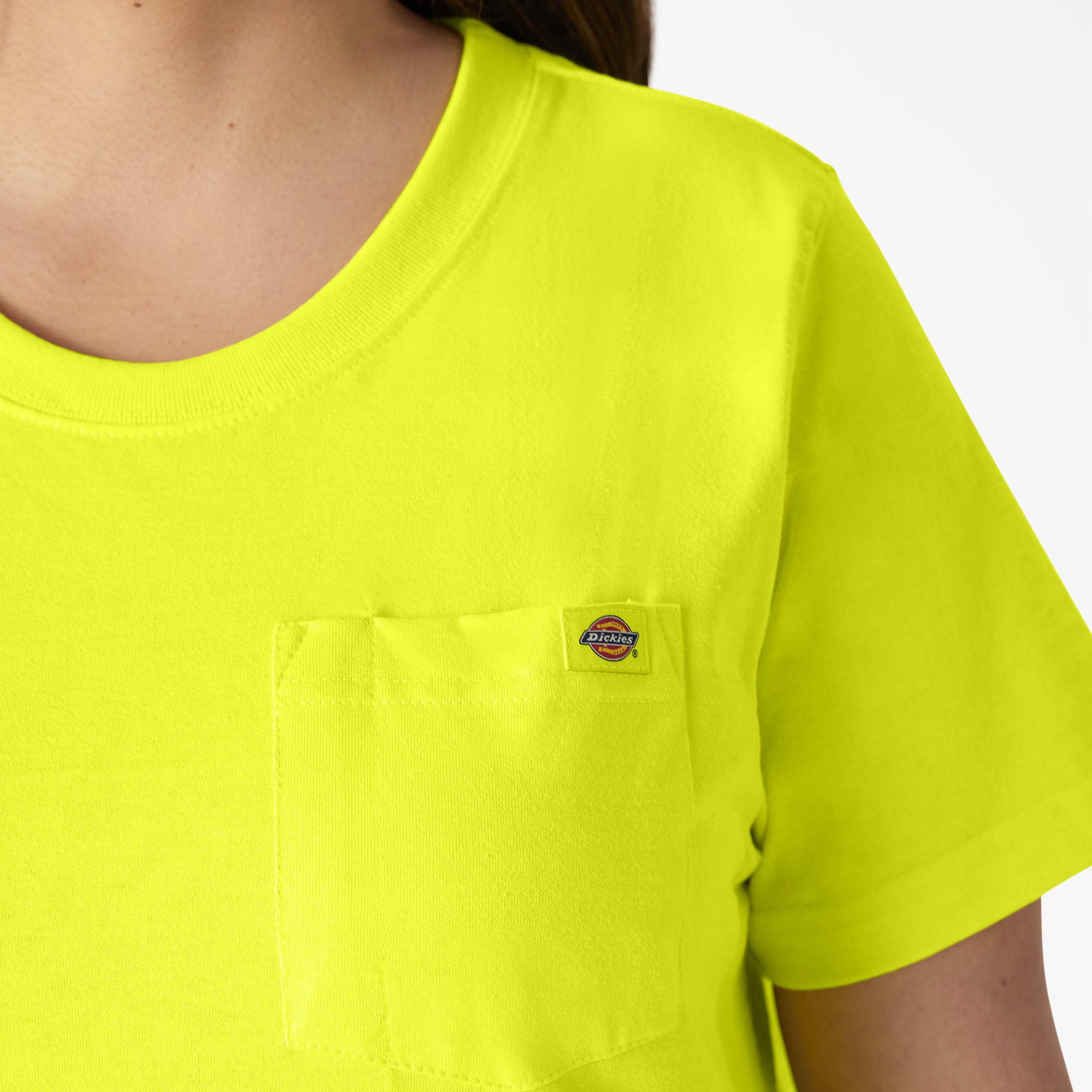 Women's Plus Heavyweight Short Sleeve Pocket T-Shirt - 图片 5