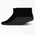 Moisture Control Quarter Socks. Size 6-12. 6-Pack