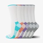 Women's Moisture Control Crew Socks. Size 6-9. 6-Pack