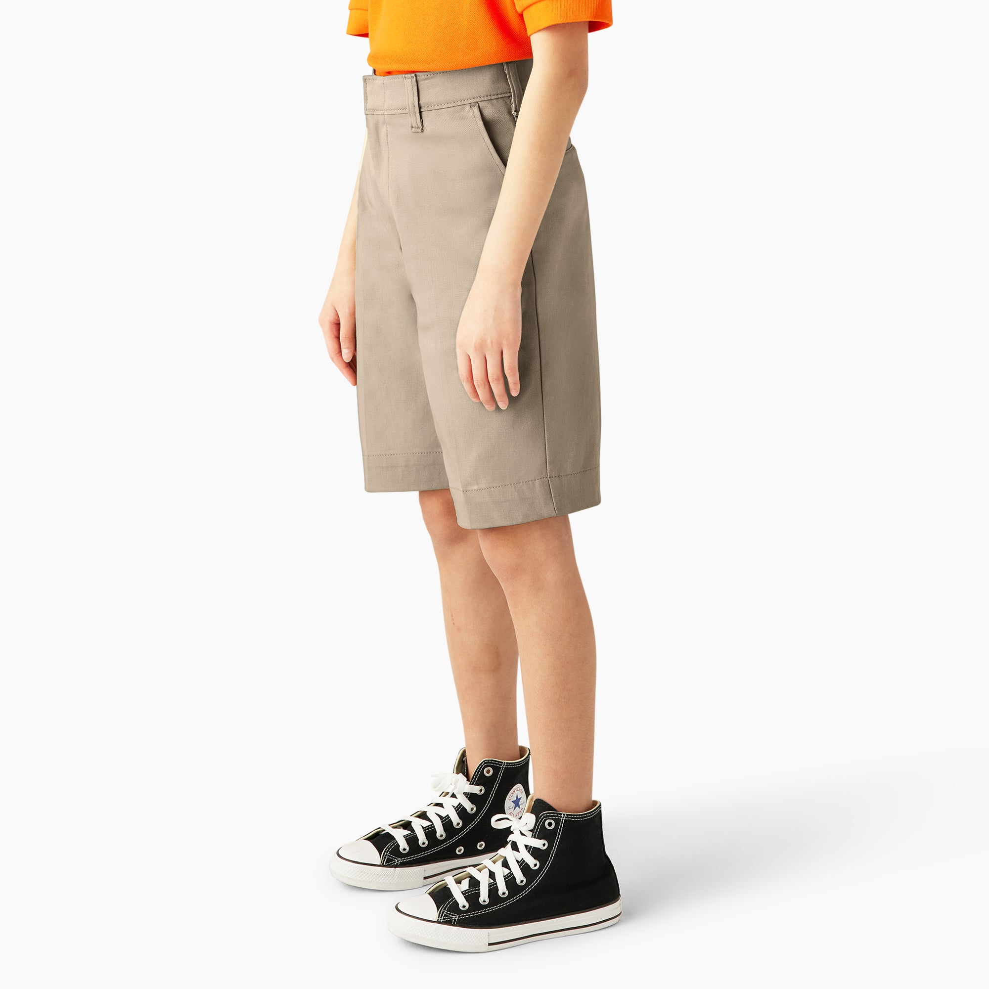 Girls' Classic Fit Bermuda Shorts. 4-20 - 图片 3