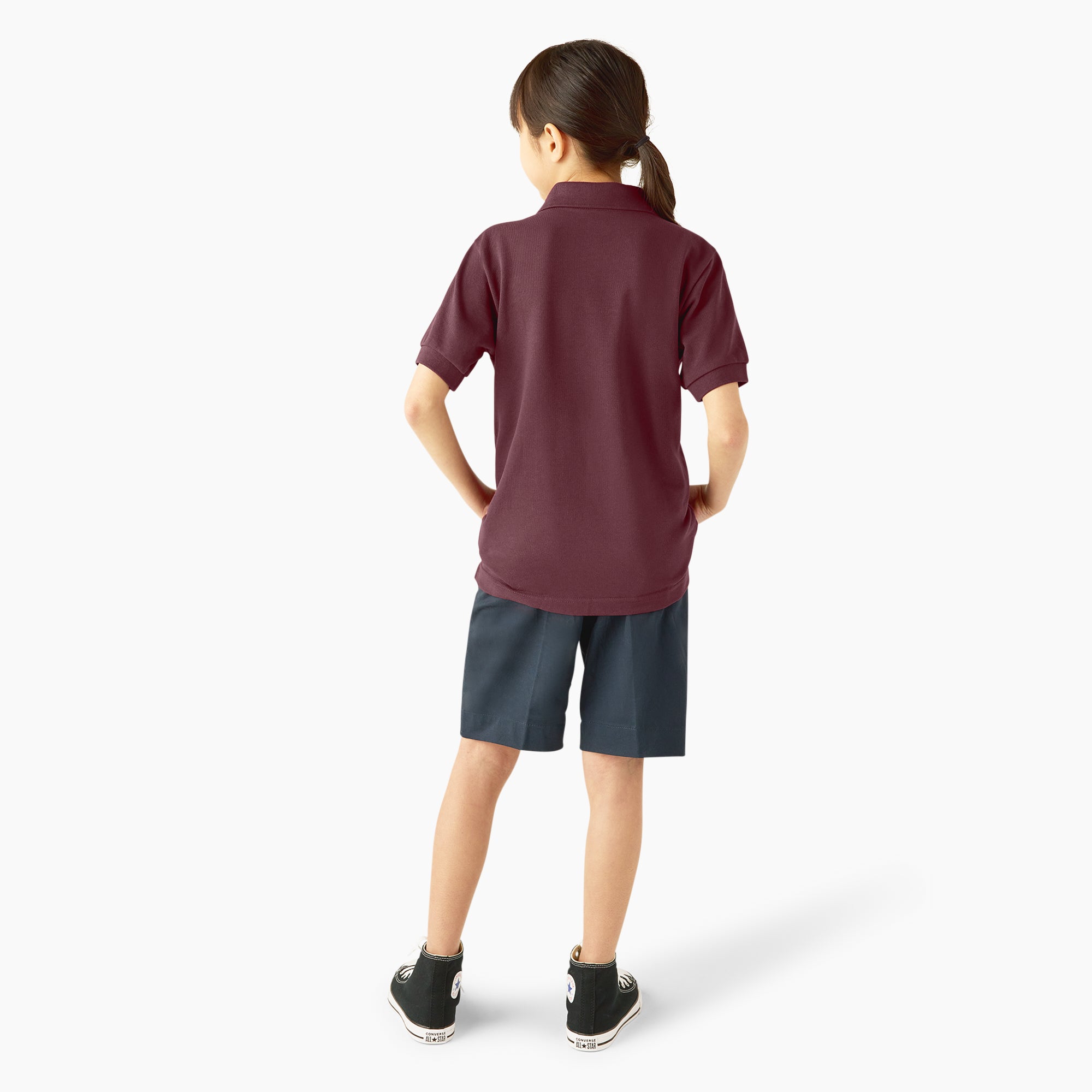 Kids' Piqu?? Short Sleeve Polo - 图片 5