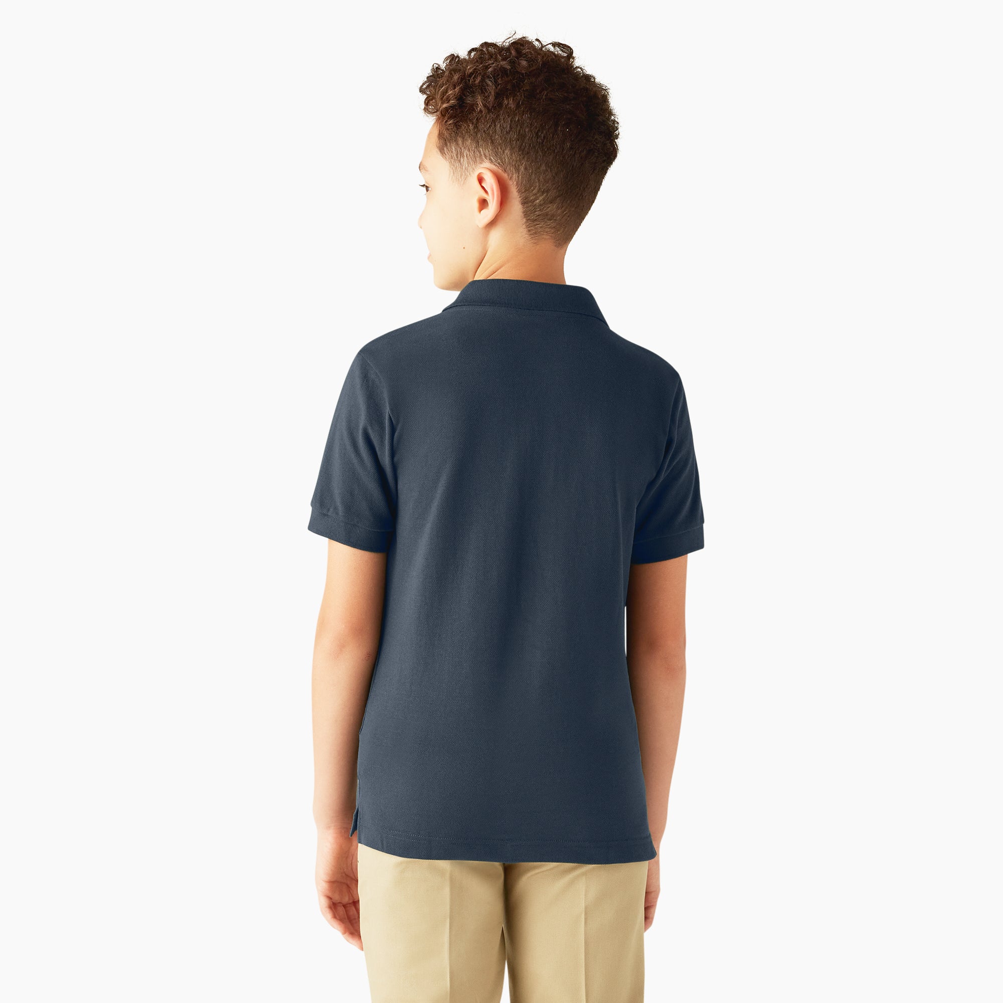 Kids' Piqu?? Short Sleeve Polo - 图片 2