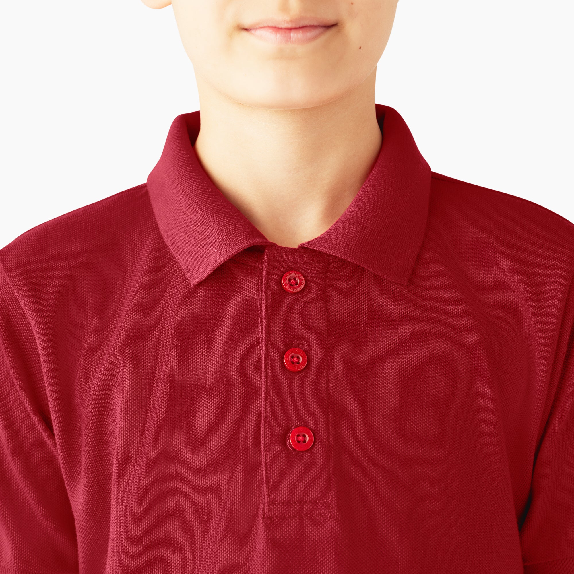 Kids' Piqu?? Short Sleeve Polo - 图片 6