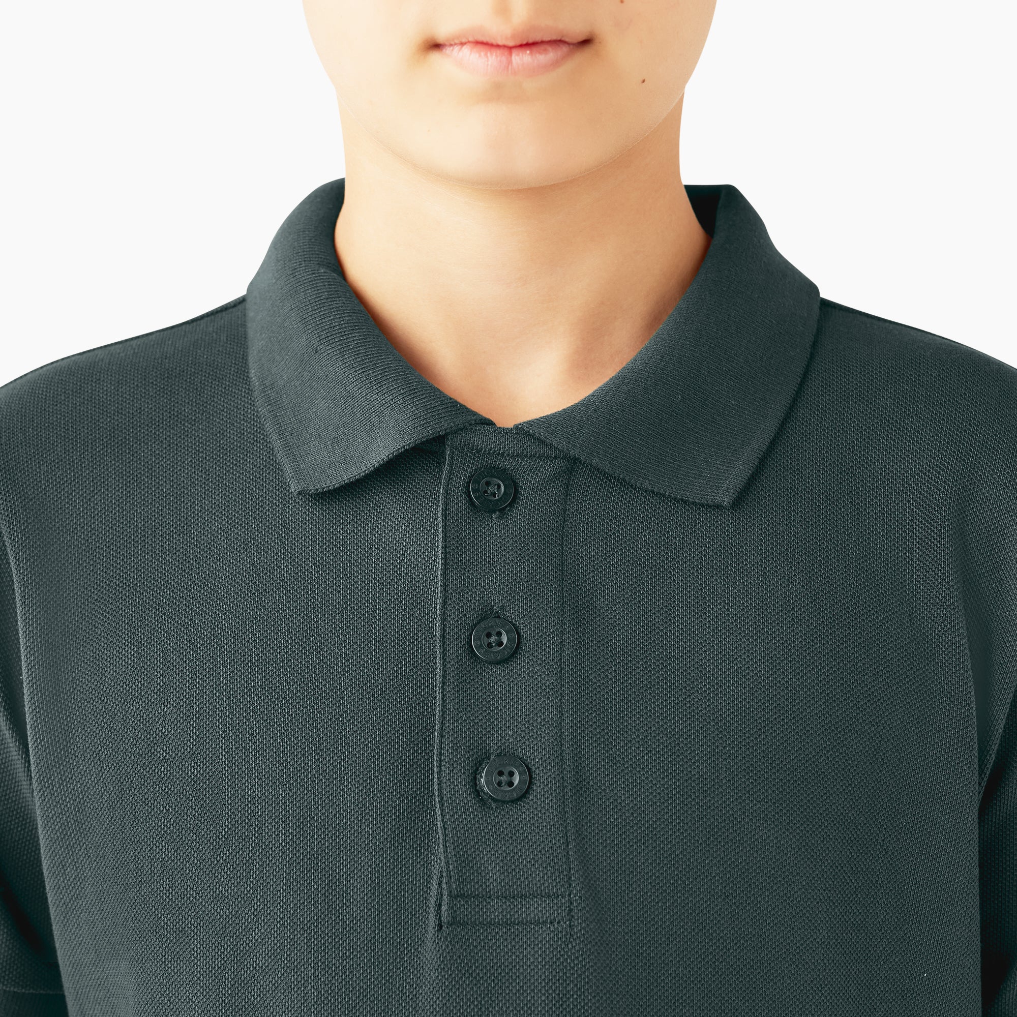 Kids' Piqu?? Short Sleeve Polo - 图片 6