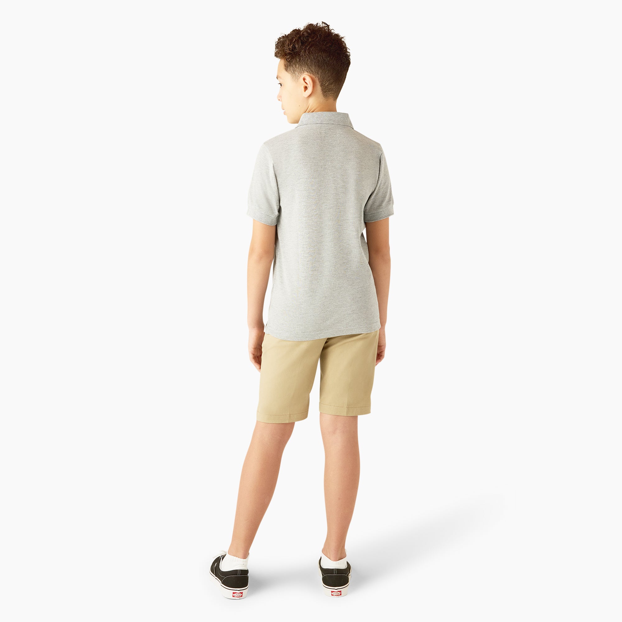 Kids' Piqu?? Short Sleeve Polo - 图片 5