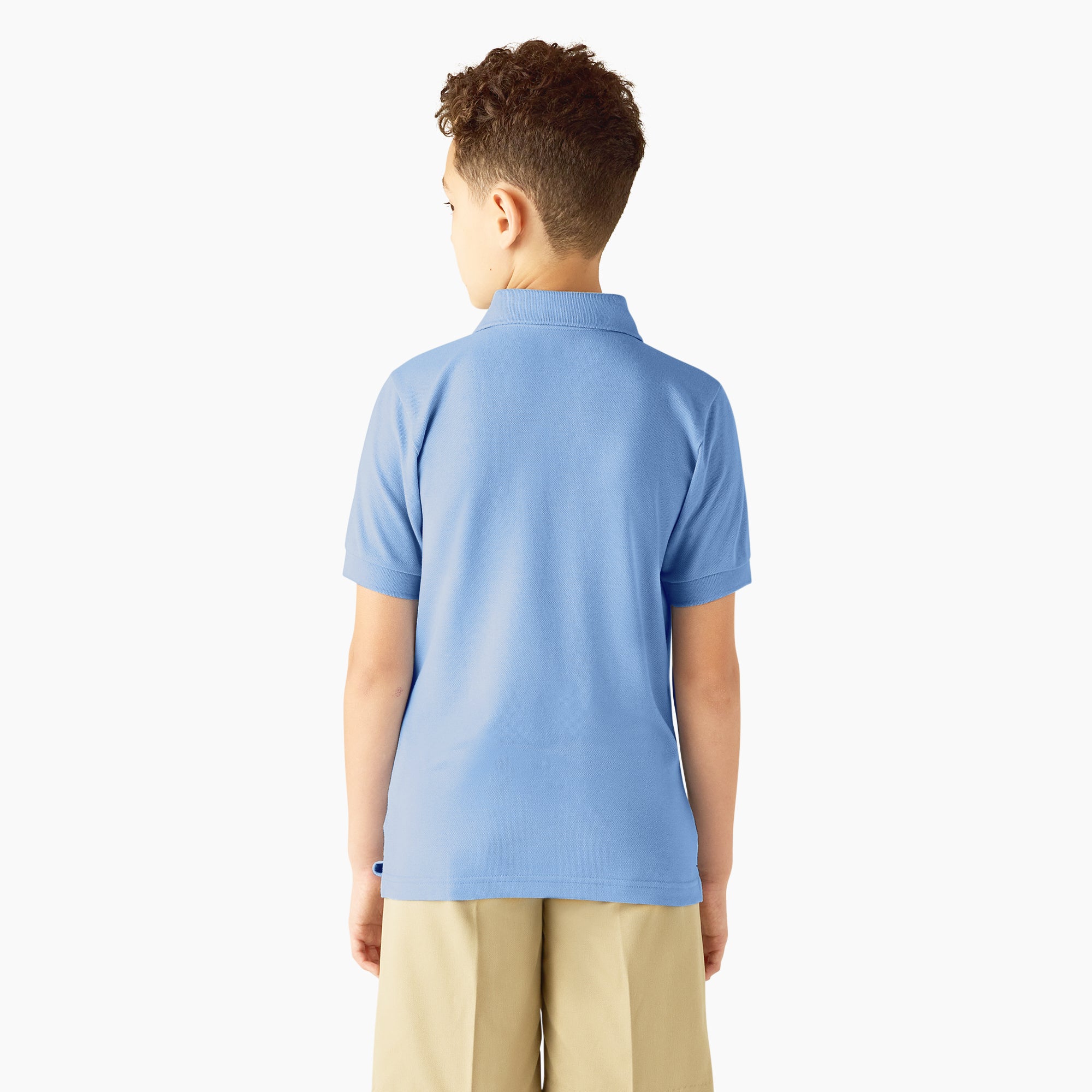 Kids' Piqu?? Short Sleeve Polo - 图片 2