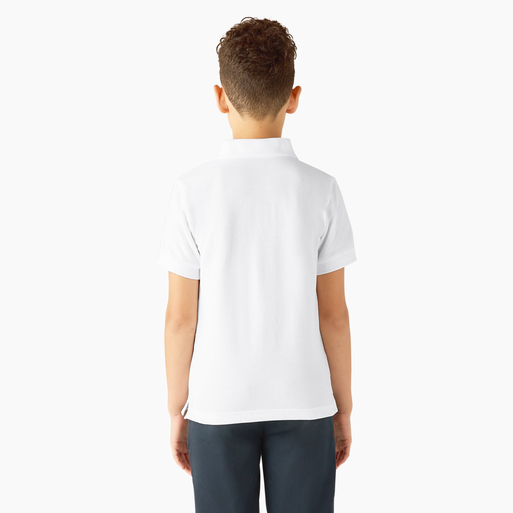 Kids' Piqu?? Short Sleeve Polo - 图片 2