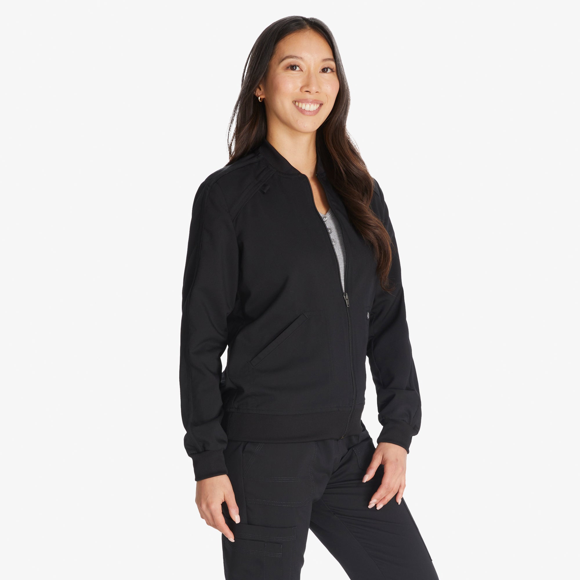 Women's Balance Zip Front Scrub Jacket - 图片 4