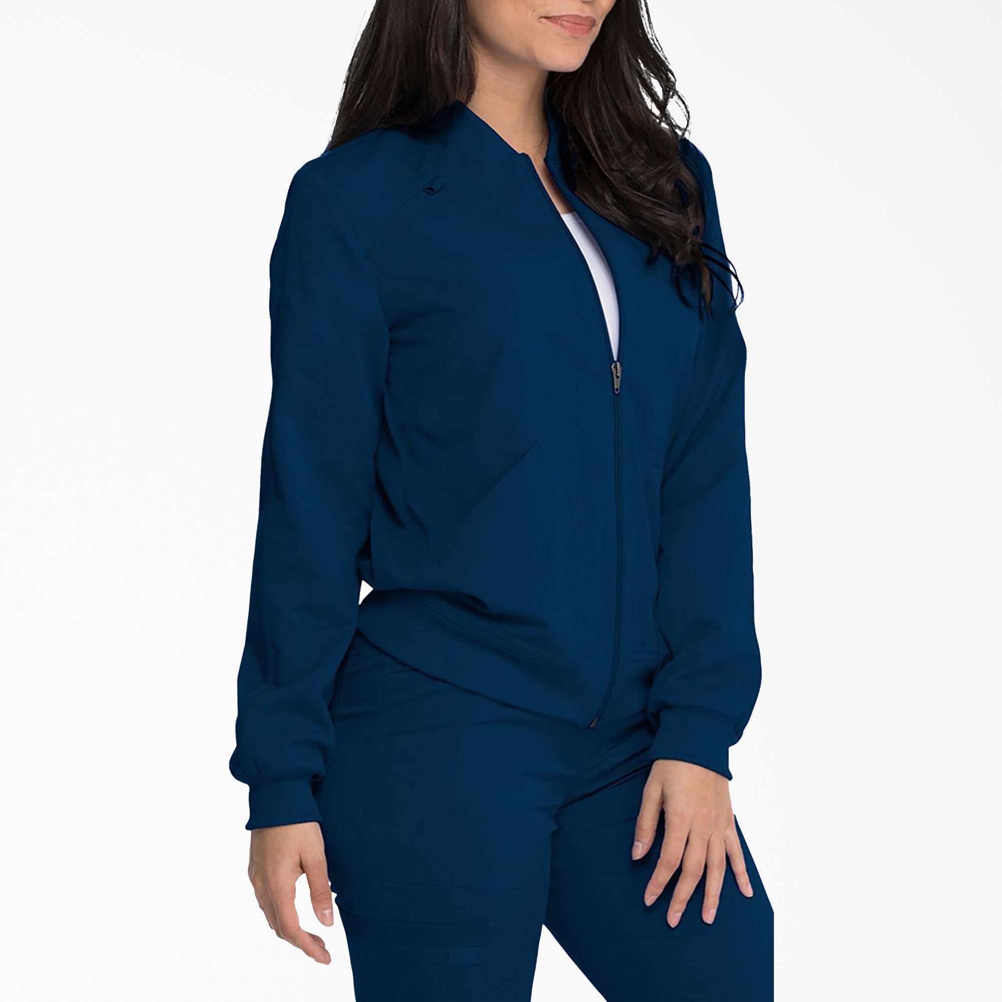 Women's Balance Zip Front Scrub Jacket - 图片 4