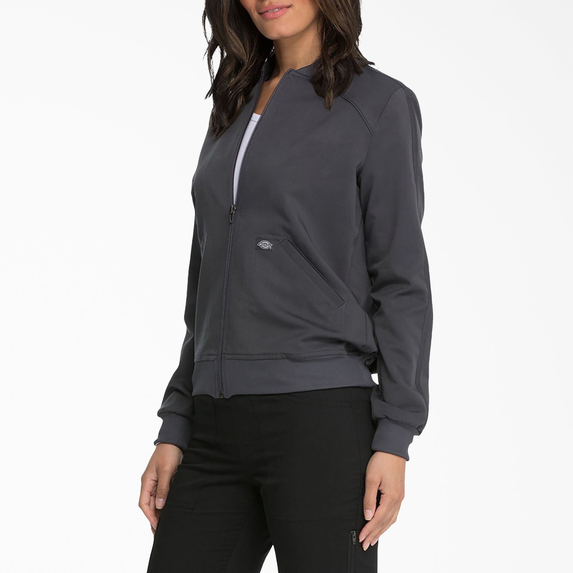 Women's Balance Zip Front Scrub Jacket - 图片 3