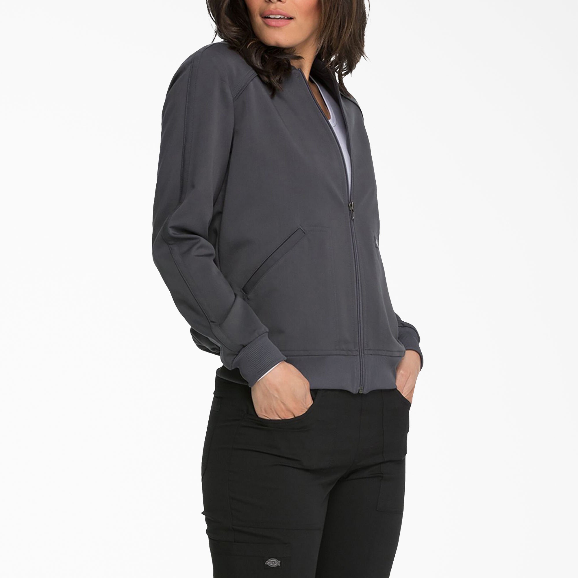 Women's Balance Zip Front Scrub Jacket - 图片 4