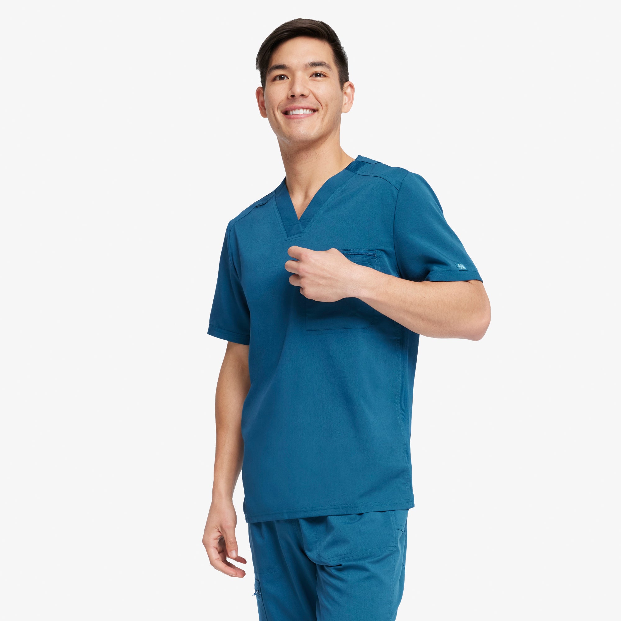 Men's Balance Tuckable V-Neck Scrub Top - 图片 3