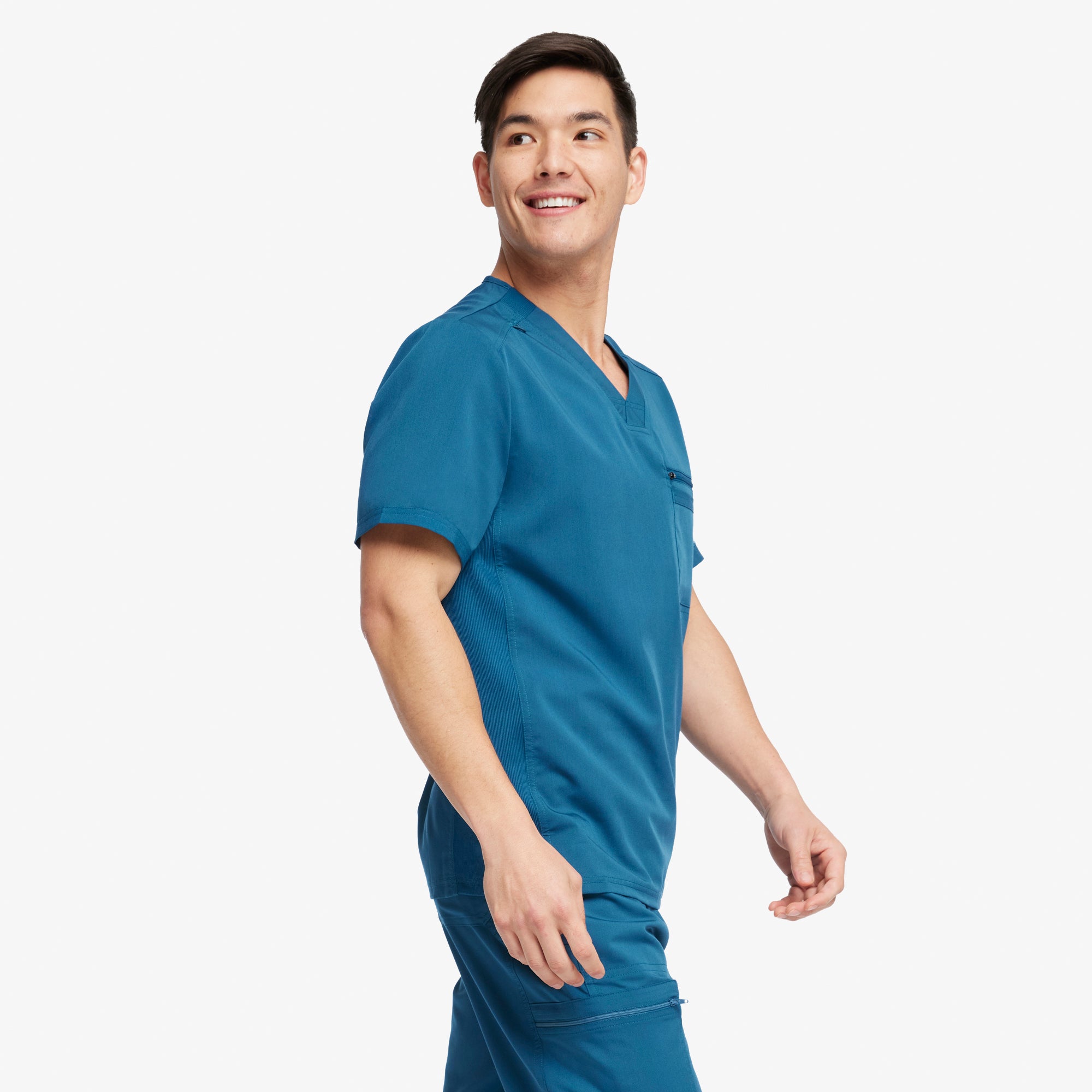 Men's Balance Tuckable V-Neck Scrub Top - 图片 4