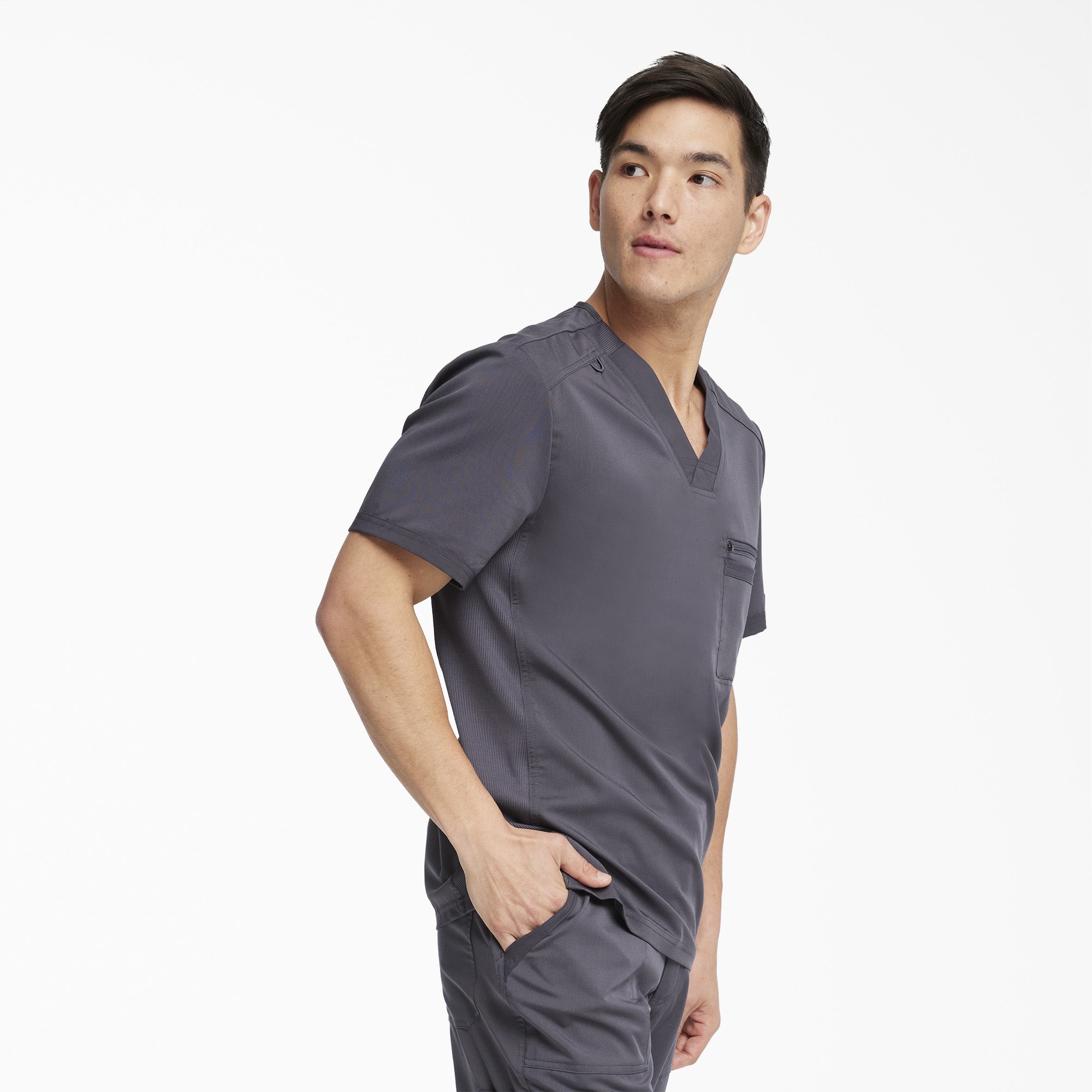 Men's Balance Tuckable V-Neck Scrub Top - 图片 3