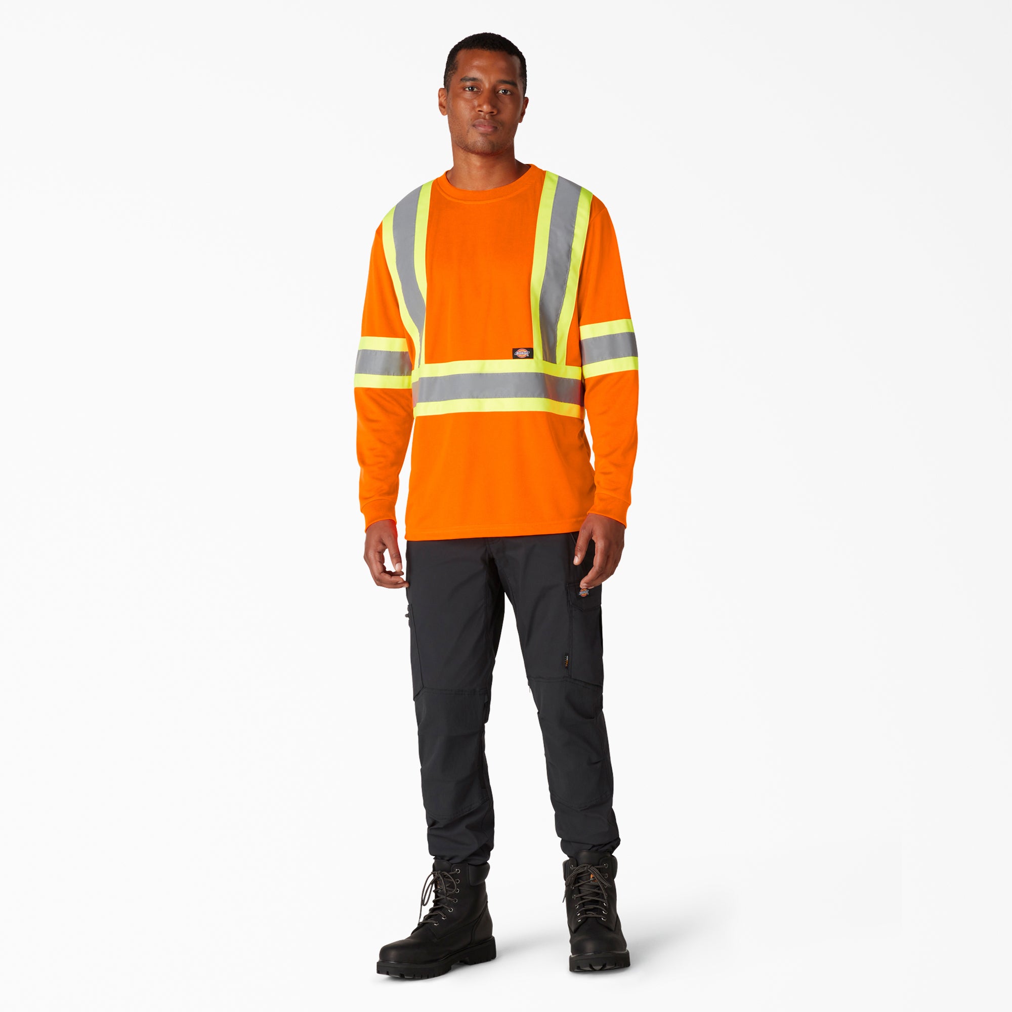 Hi Vis Safety Long Sleeve T-Shirt - 图片 4