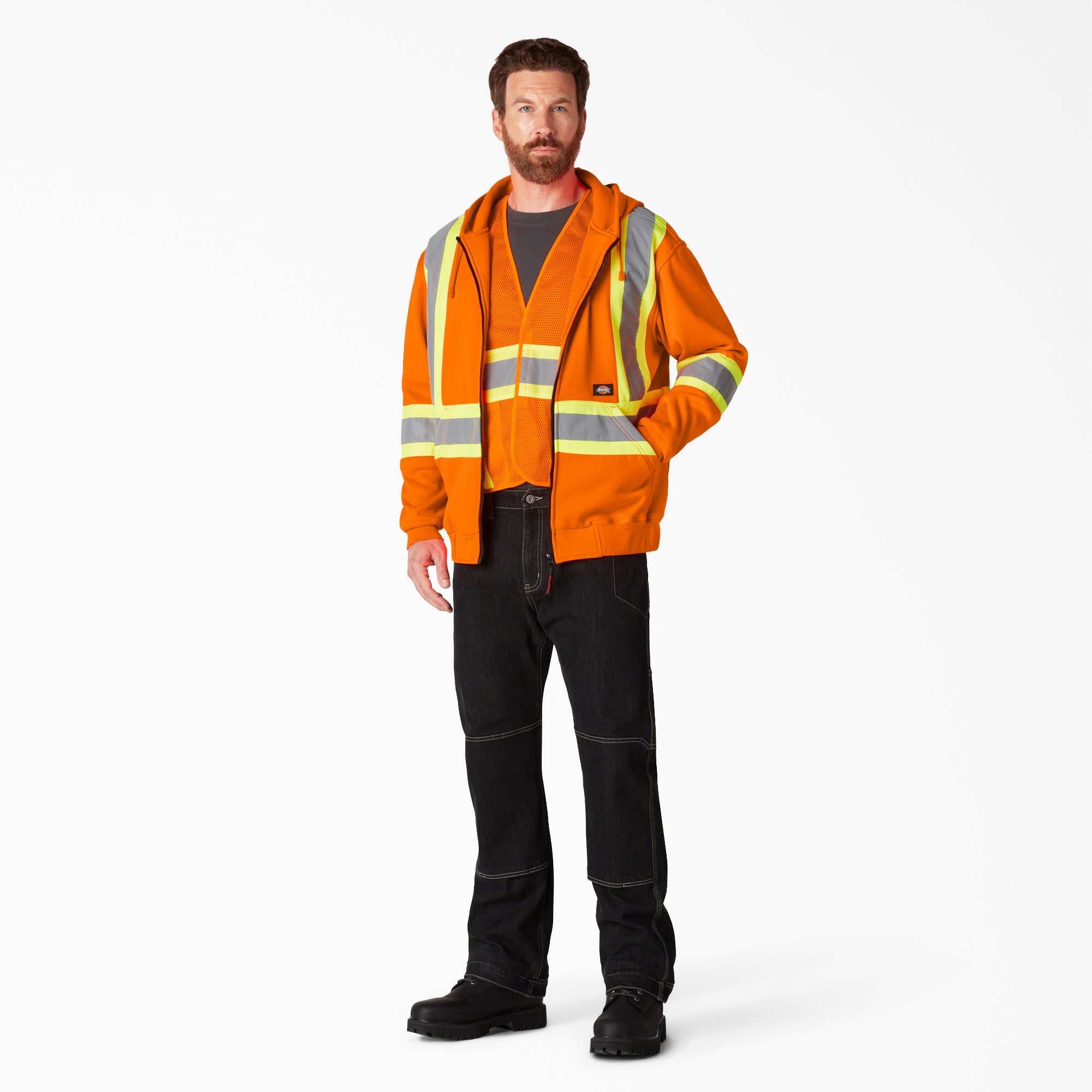 Hi Vis Safety Hoodie - 图片 4