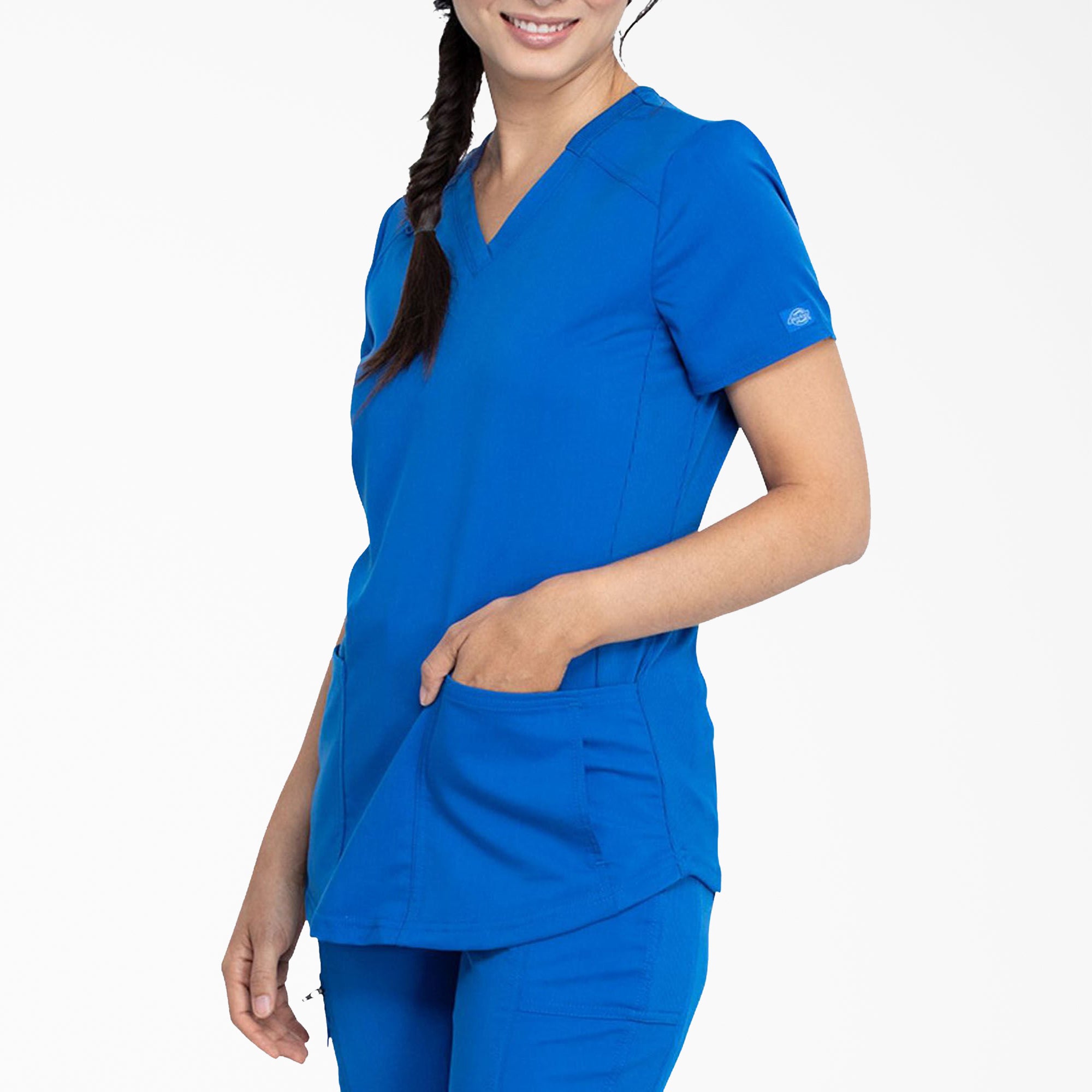 Women's Balance V-Neck Scrub Top - 图片 3