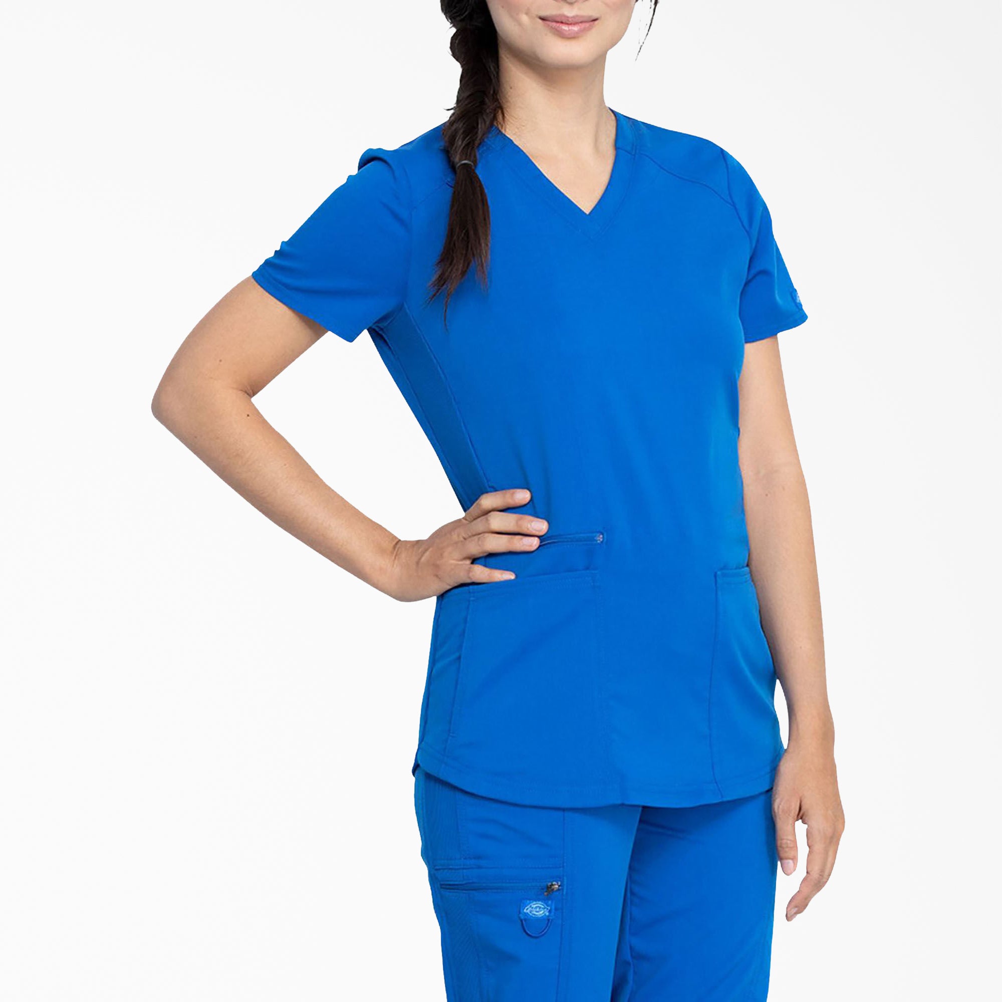 Women's Balance V-Neck Scrub Top - 图片 4