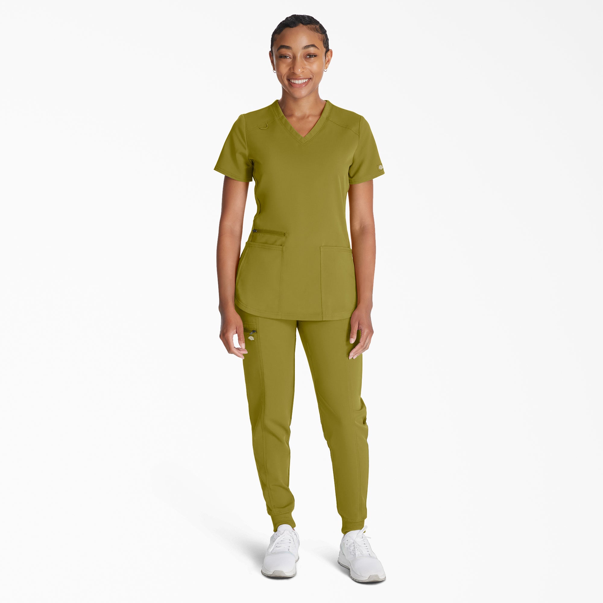 Women's Balance V-Neck Scrub Top - 图片 5