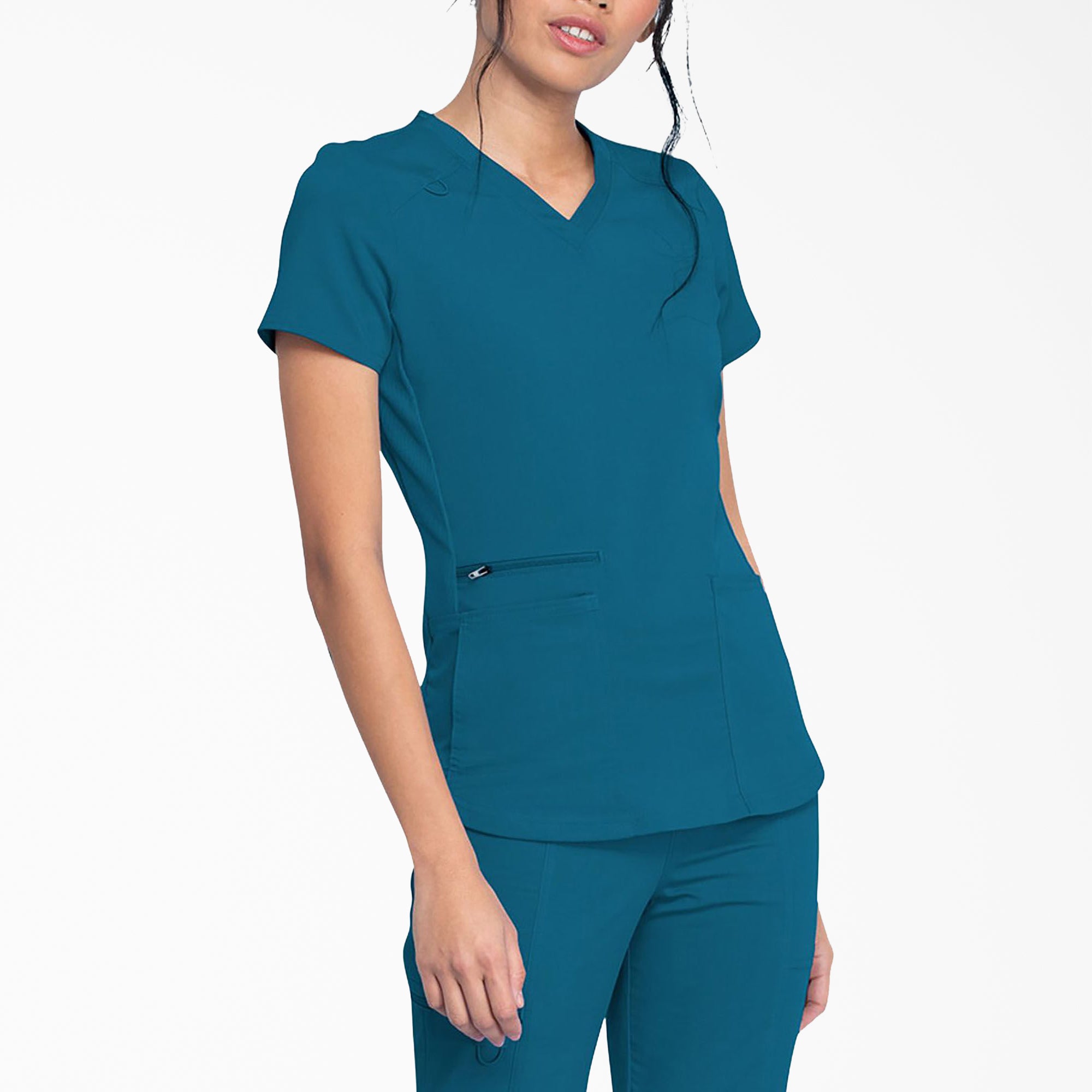 Women's Balance V-Neck Scrub Top - 图片 4